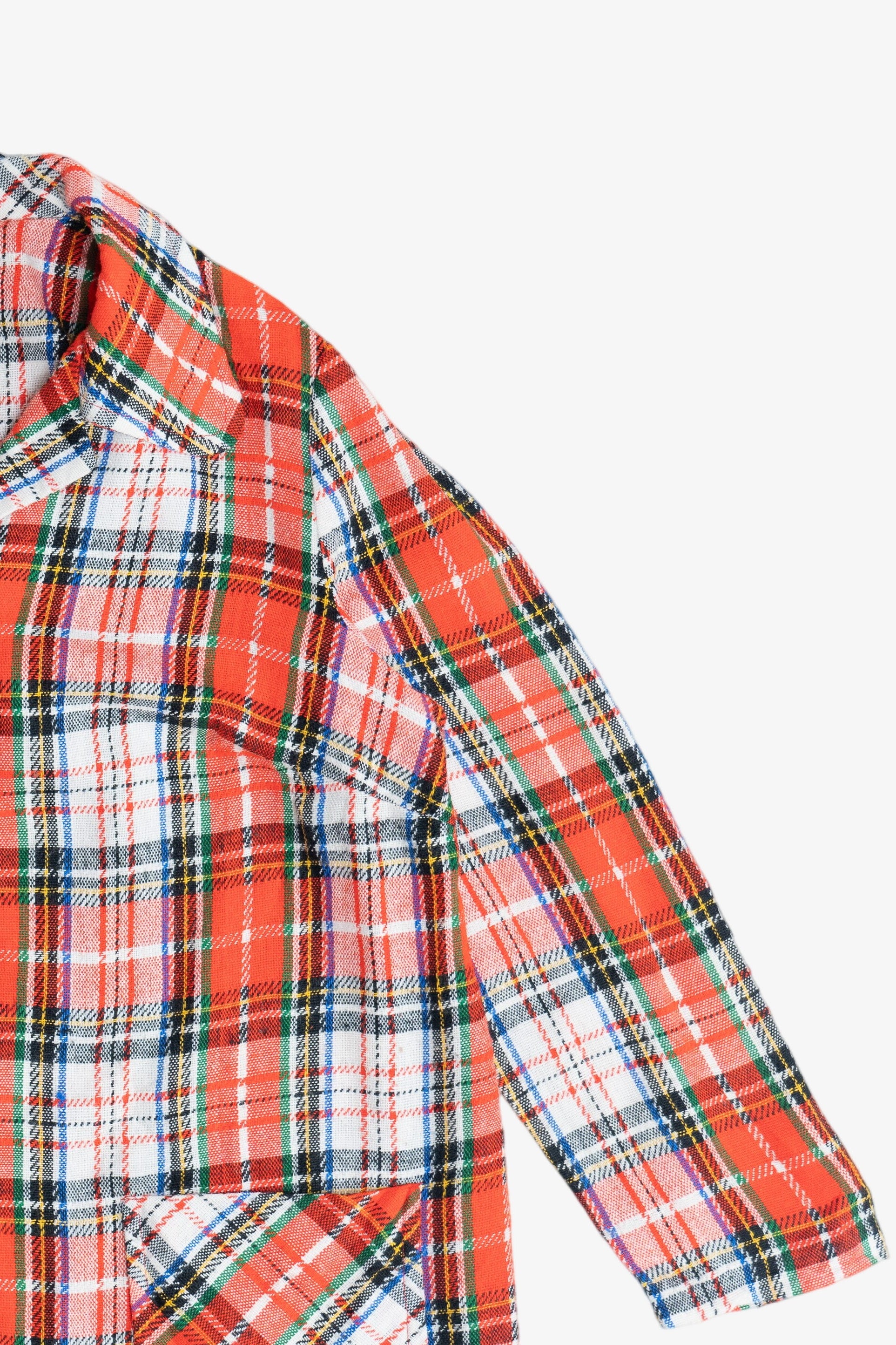 Vintage Bobbie June Plaid Lightweight Chore Coat (1980s)