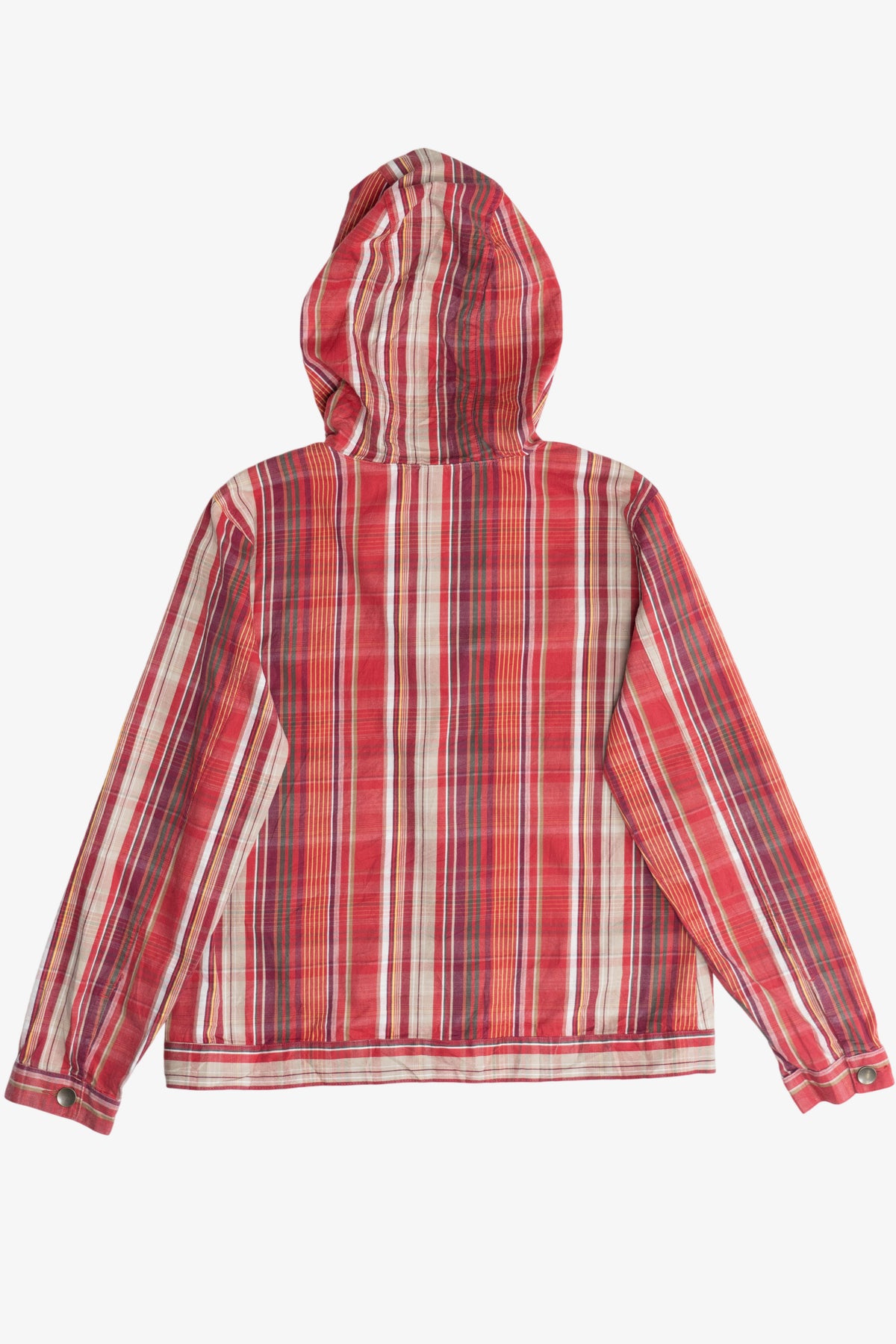 Vintage Christopher & Banks Striped Hoodie Heavyweight Button Up (2000s)
