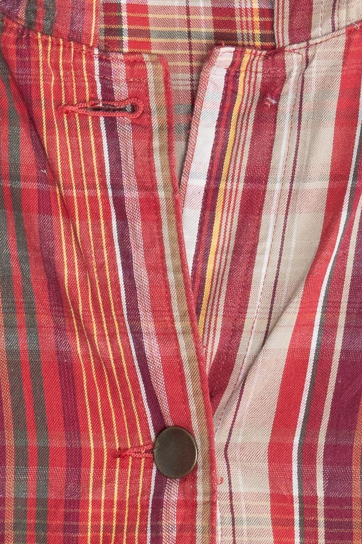 Vintage Christopher & Banks Striped Hoodie Heavyweight Button Up (2000s)