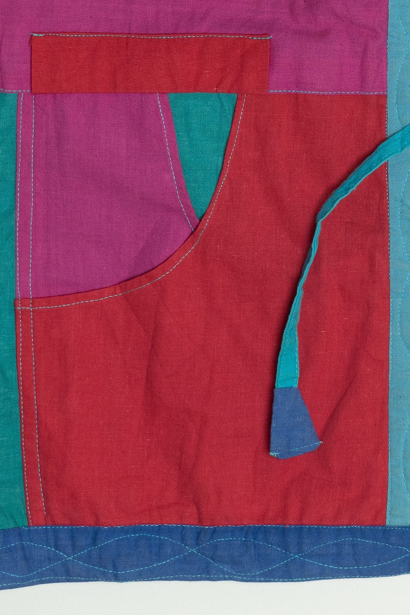 Vintage Nepalese Multi Pocket Reversible Patchwork Jacket (1990s)