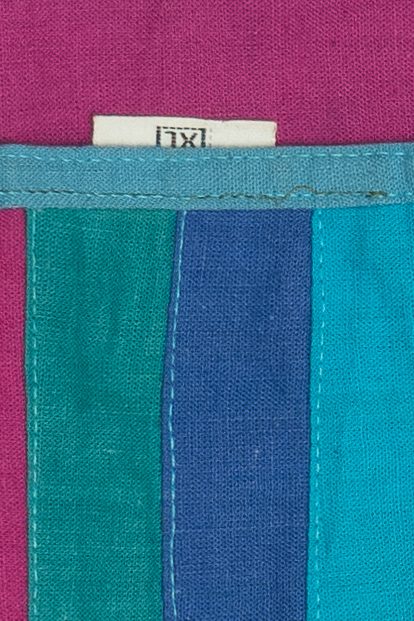 Vintage Nepalese Multi Pocket Reversible Patchwork Jacket (1990s)