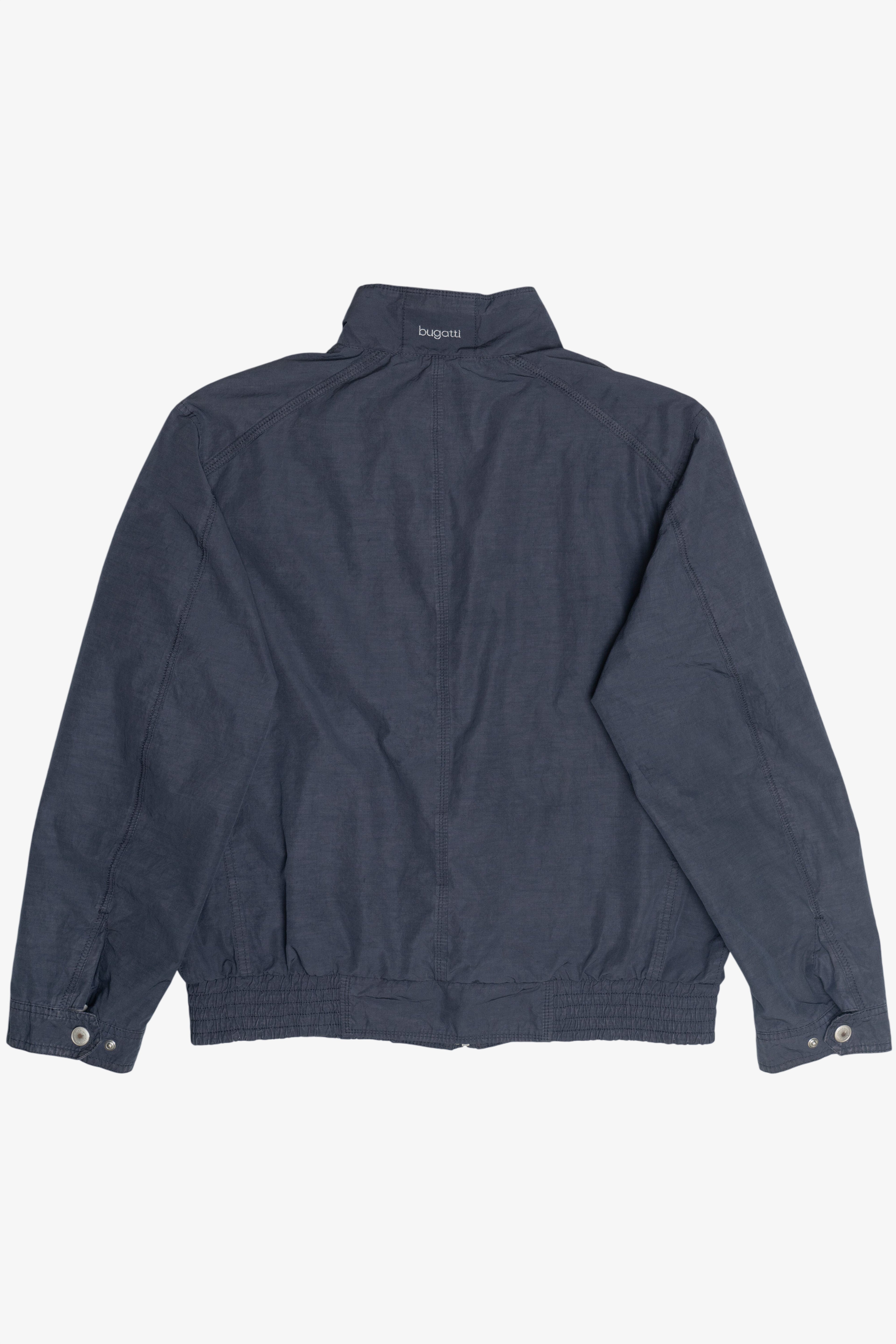 Bugatti Navy Blue Full Zip Lightweight Jacket (2010s)