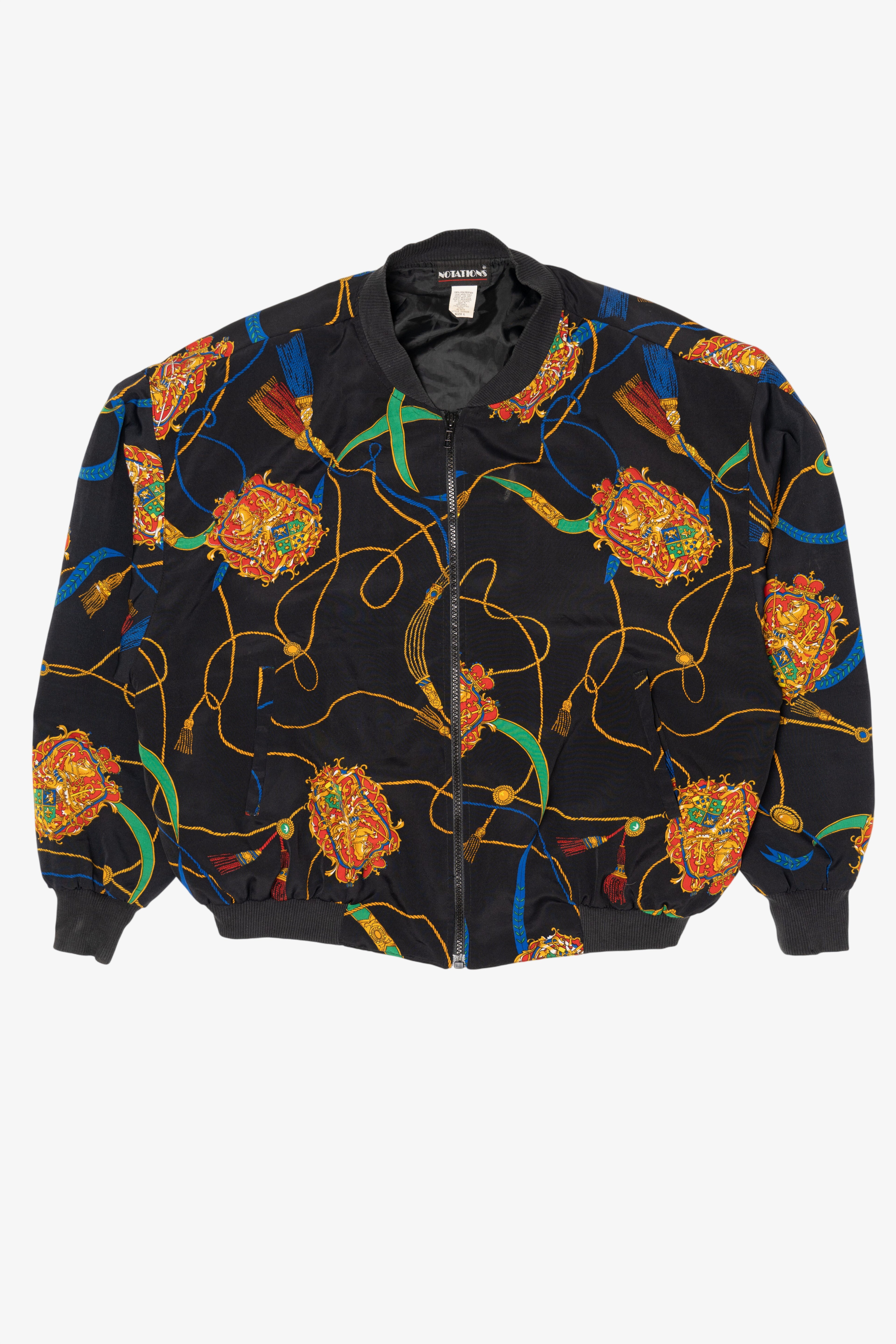 Vintage Notations Windbreaker Jacket (1990s)