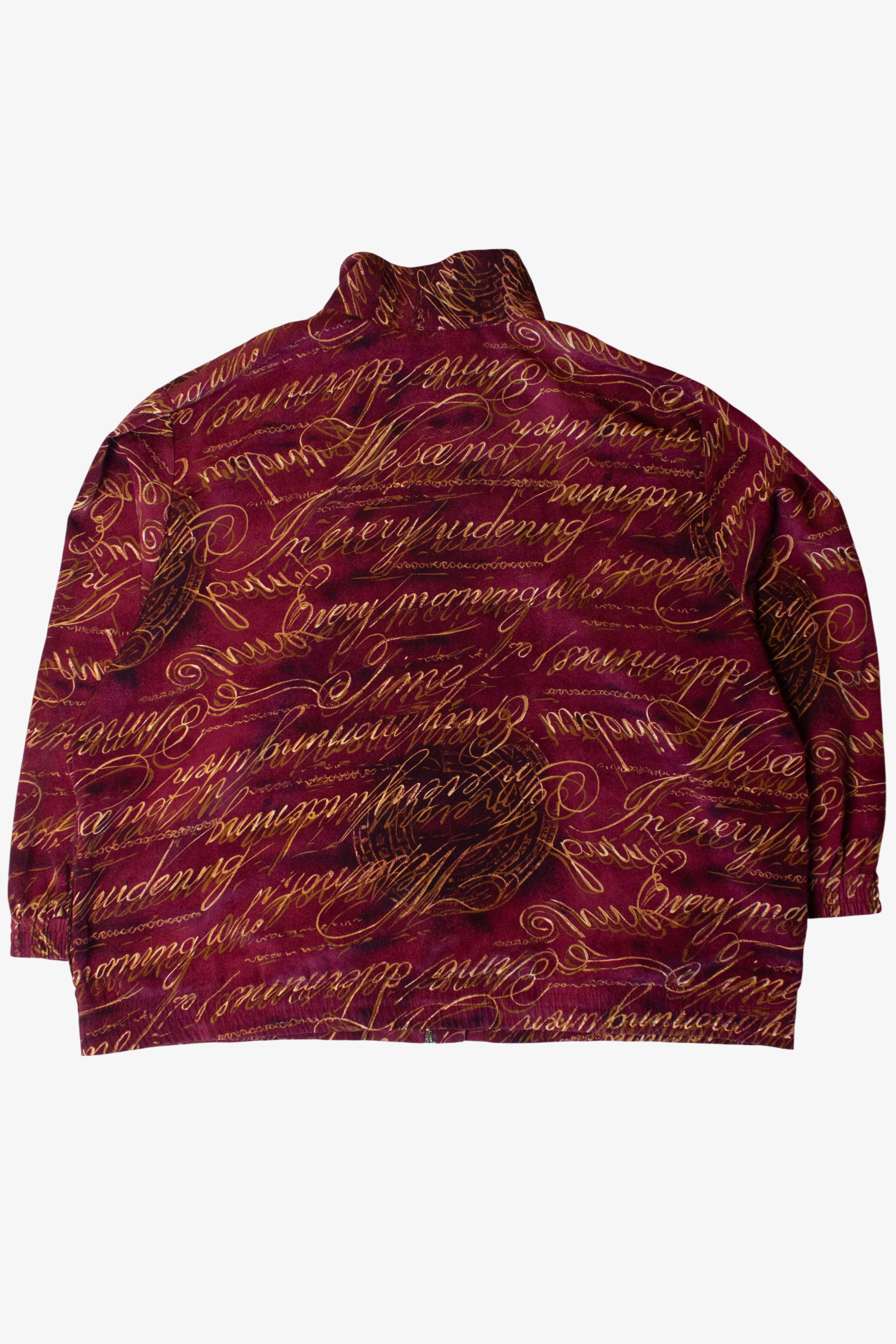 Vintage Gold Script Light Jacket (1990s)