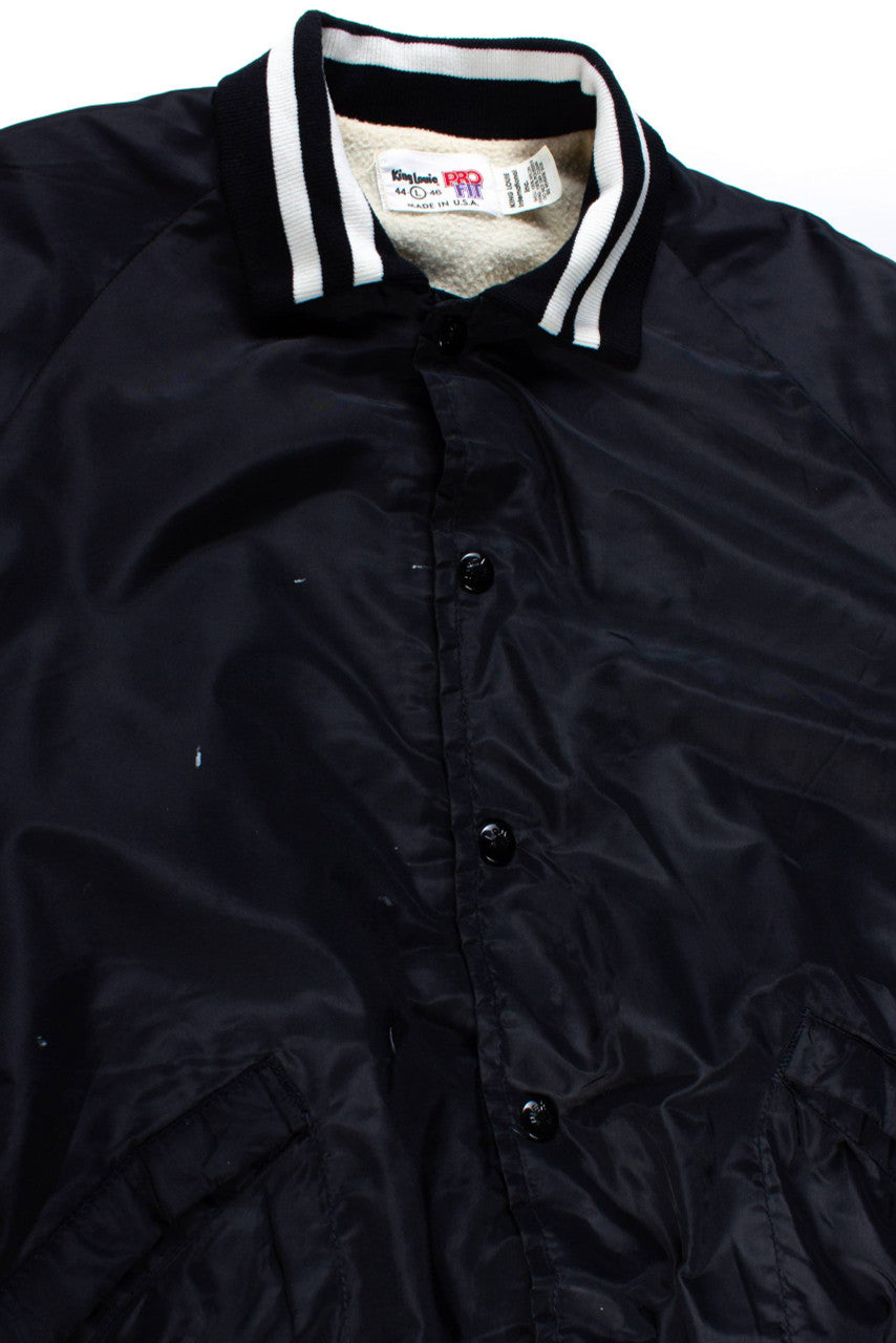 Vintage Black Tower Bomber Jacket