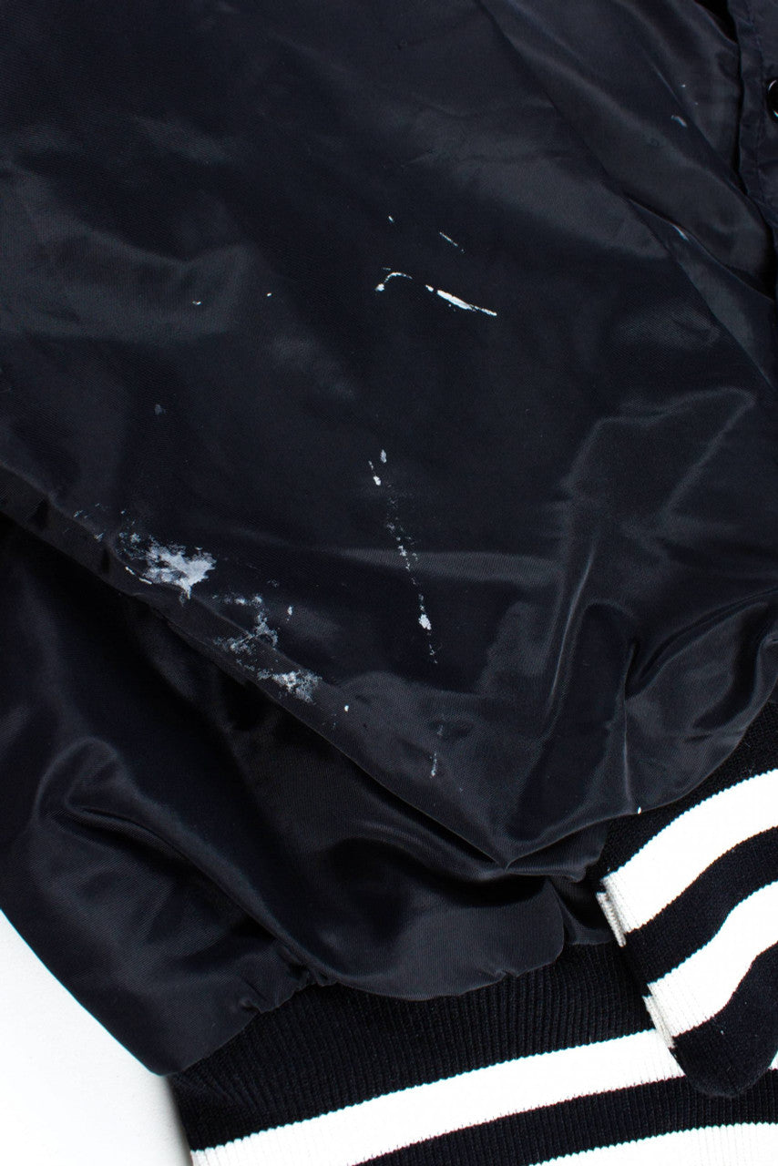 Vintage Black Tower Bomber Jacket