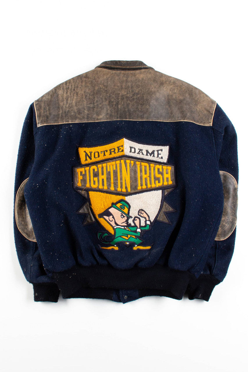 Vintage Notre Dame Fightin' Irish Bomber Jacket