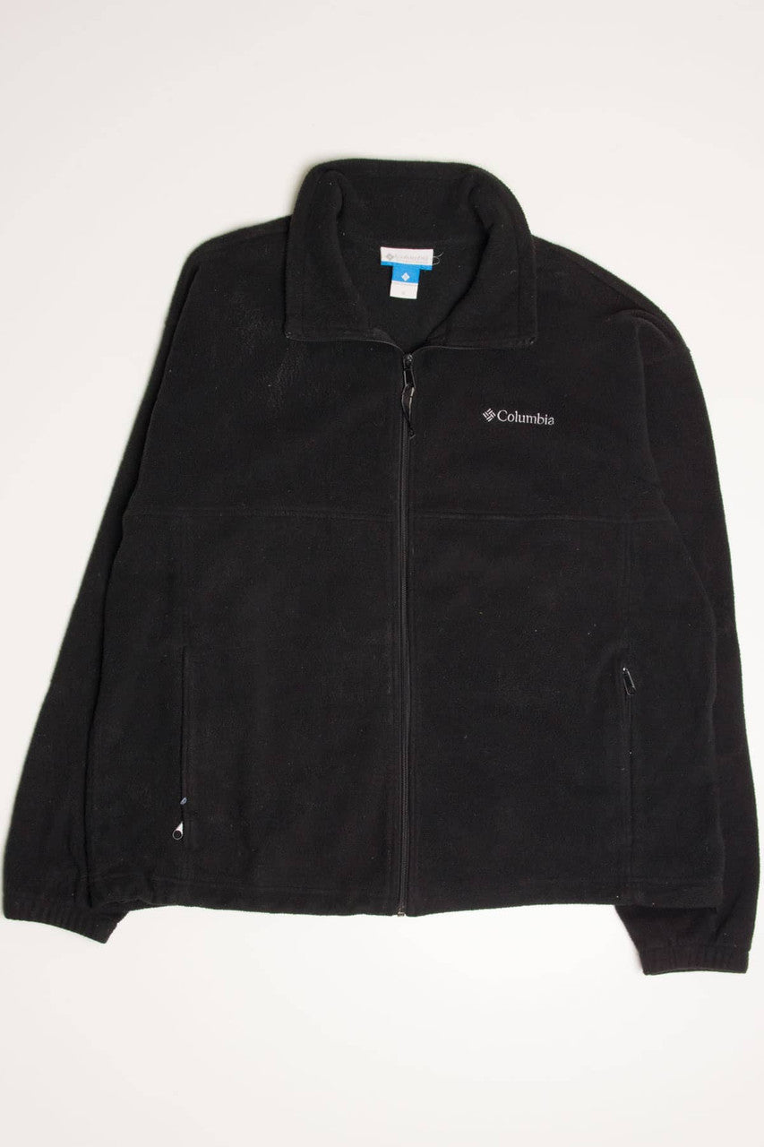 Black Columbia Fleece Zip Up Jacket