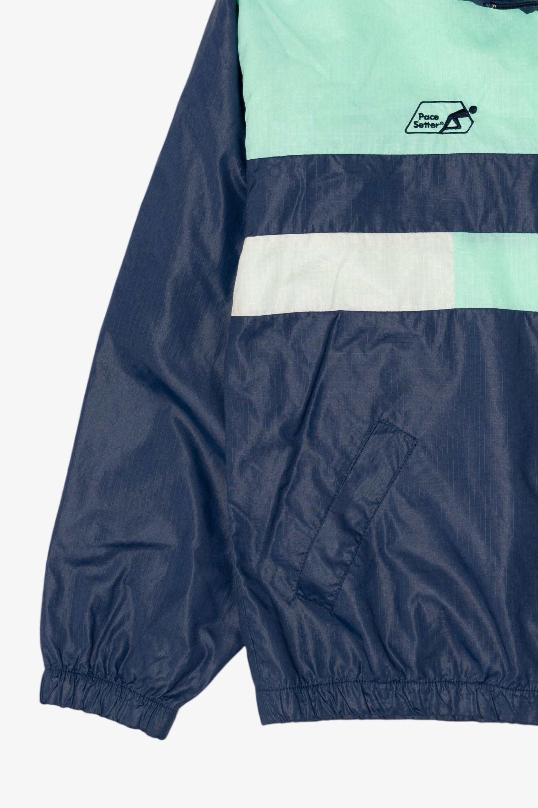 Vintage Blue Pace Setter Windbreaker Jacket (1990s)