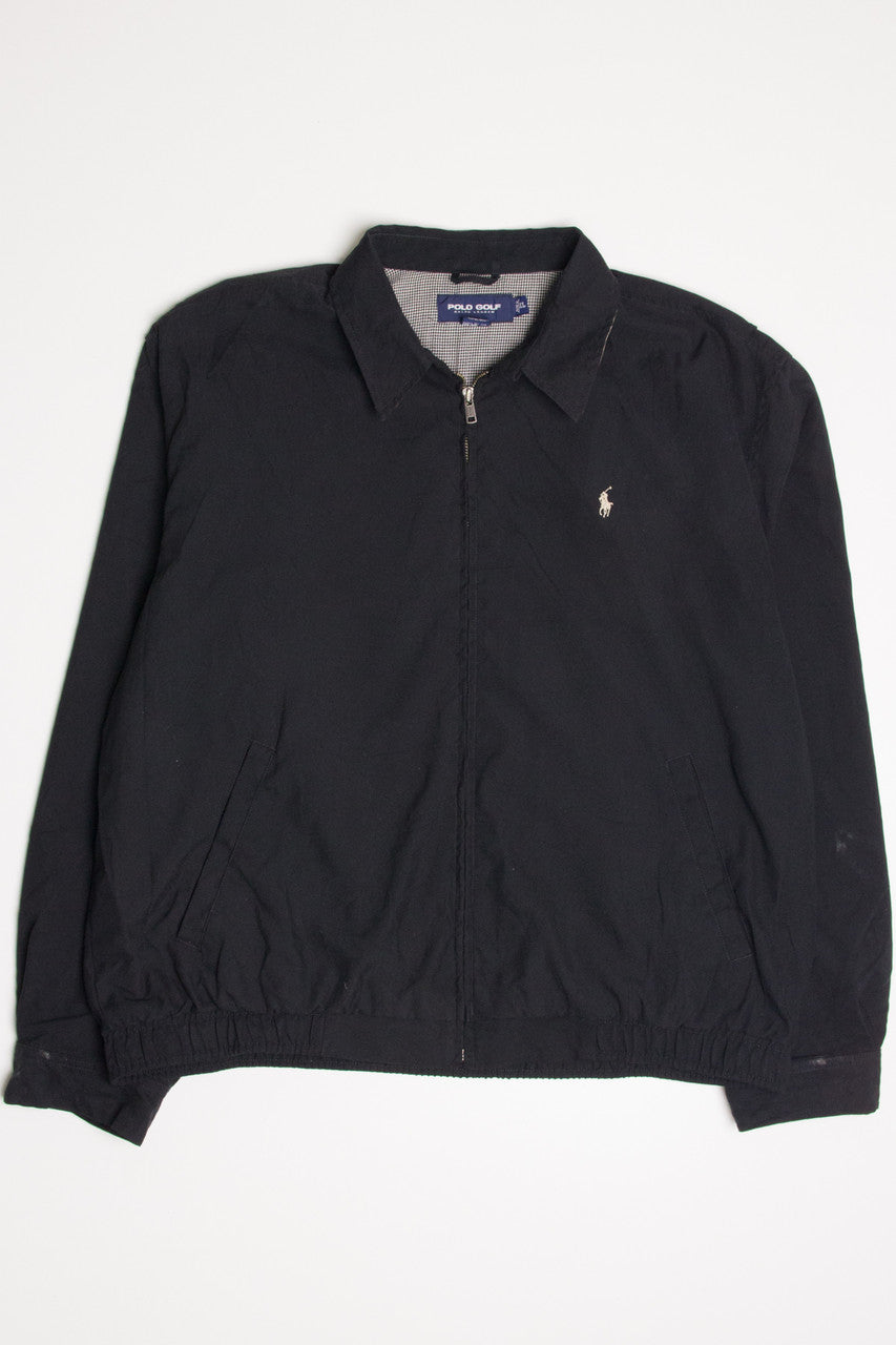 Black Polo By Ralph Lauren Lightweight Coach Jacket