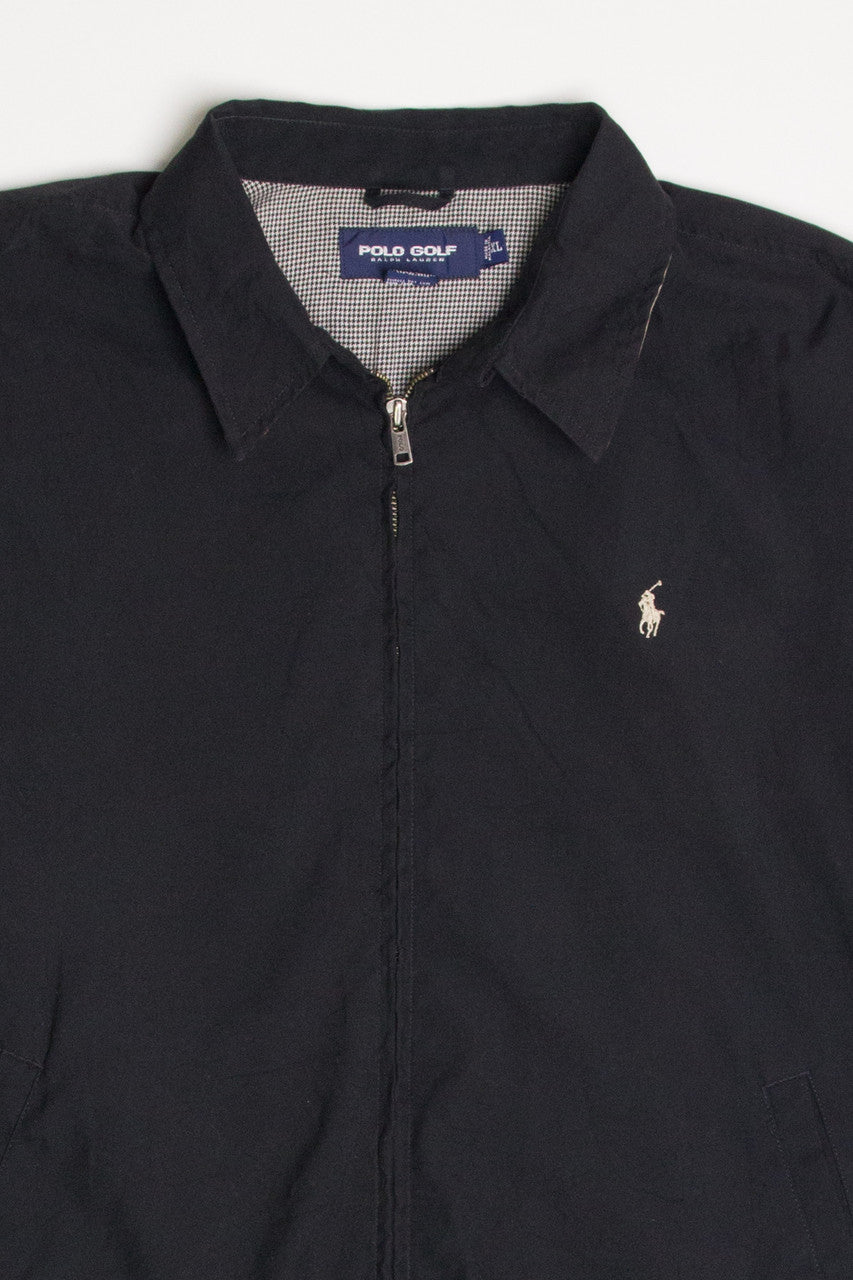 Black Polo By Ralph Lauren Lightweight Coach Jacket