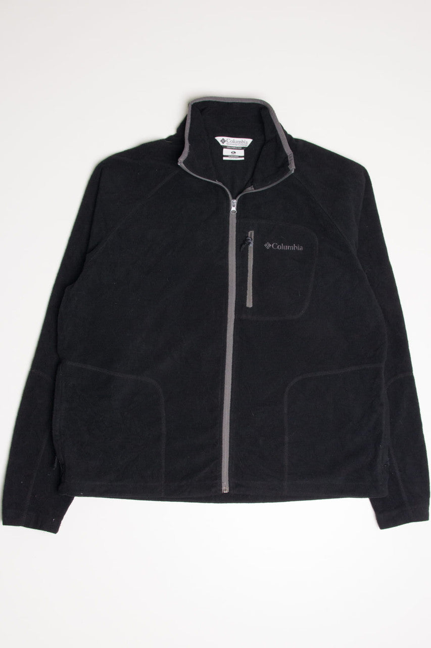 Black Columbia Fleece Zip Up Jacket 2
