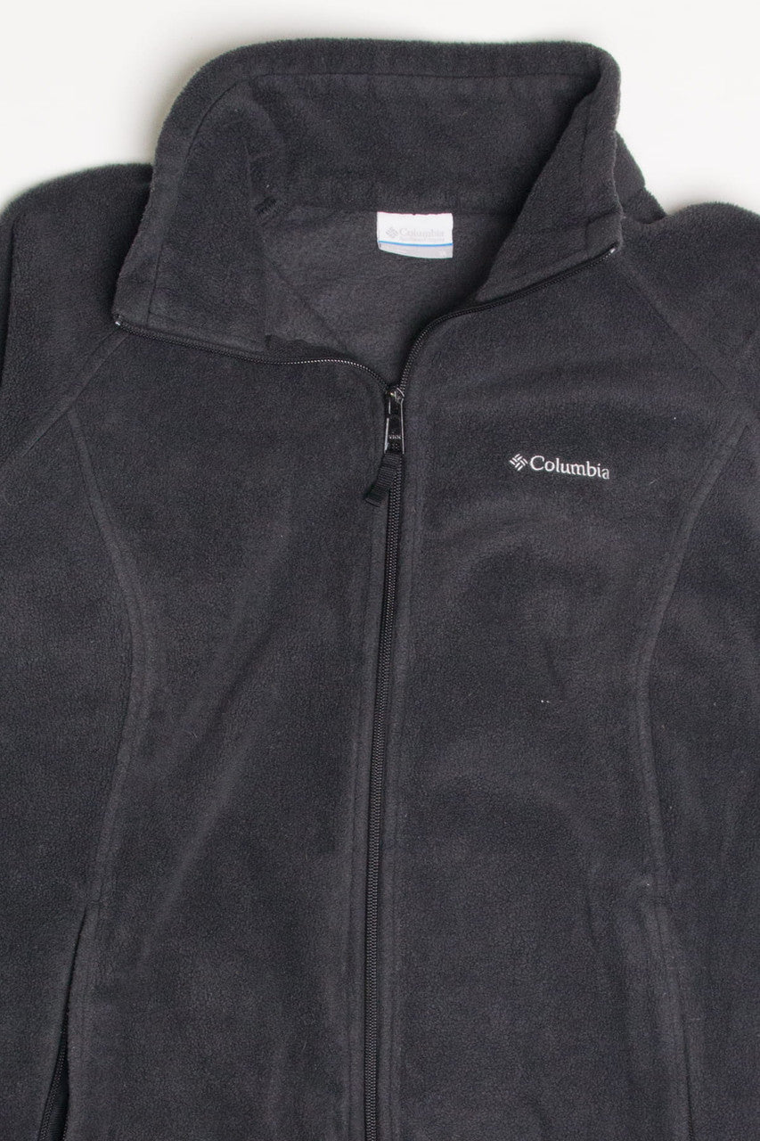 Black Columbia Fleece Zip Up Jacket 3
