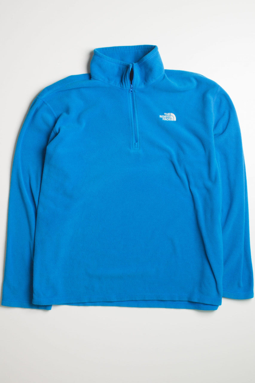Blue North Face Fleece Lightweight Jacket