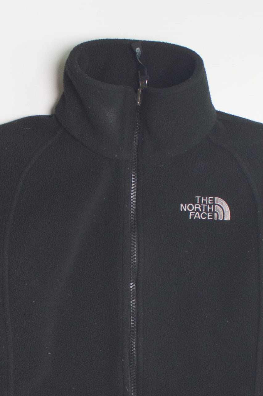 Black North Face Fleece Lightweight Jacket