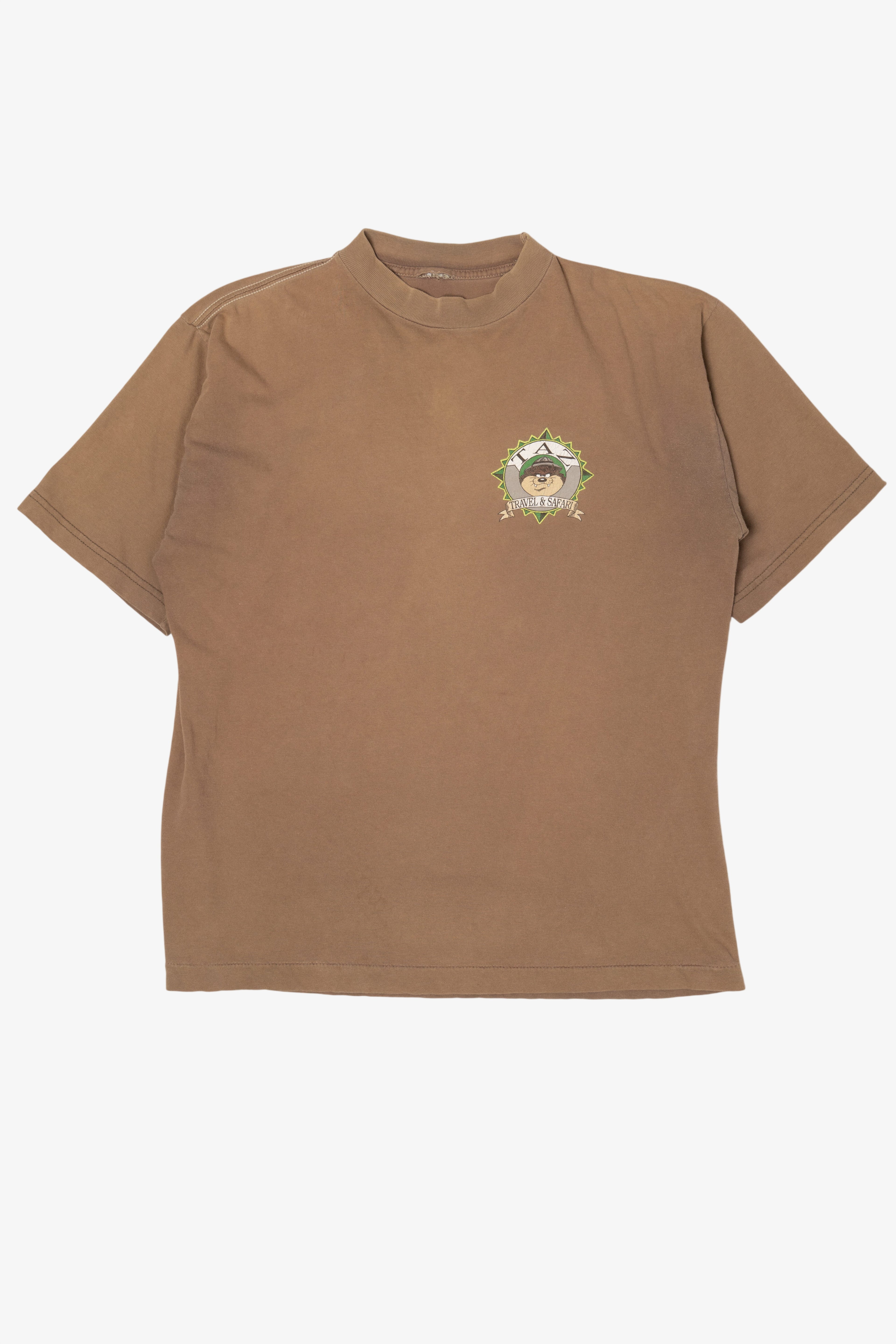 Vintage Taz Travel And Safari Looney Tunes T-Shirt (1990s)