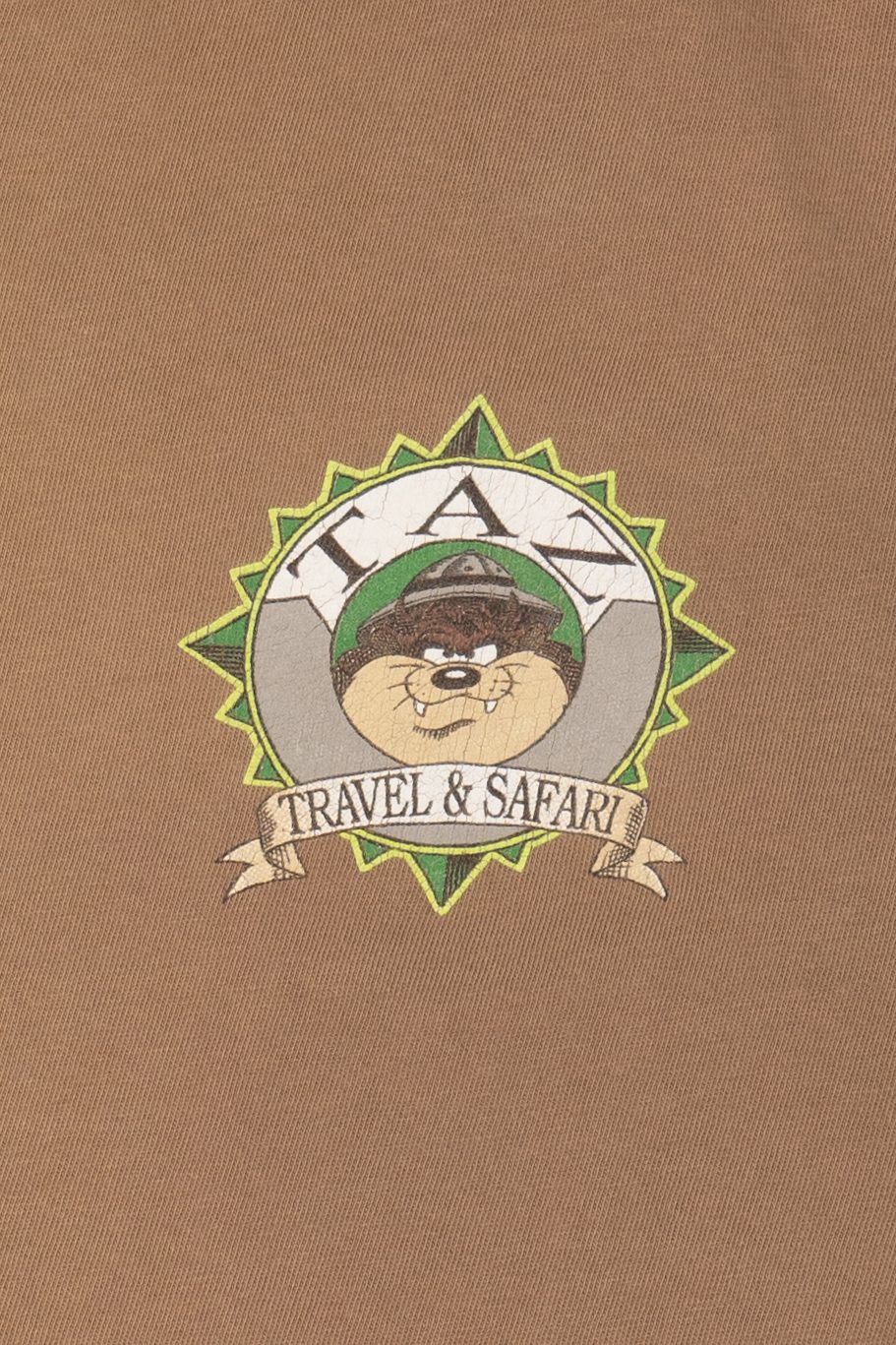 Vintage Taz Travel And Safari Looney Tunes T-Shirt (1990s)