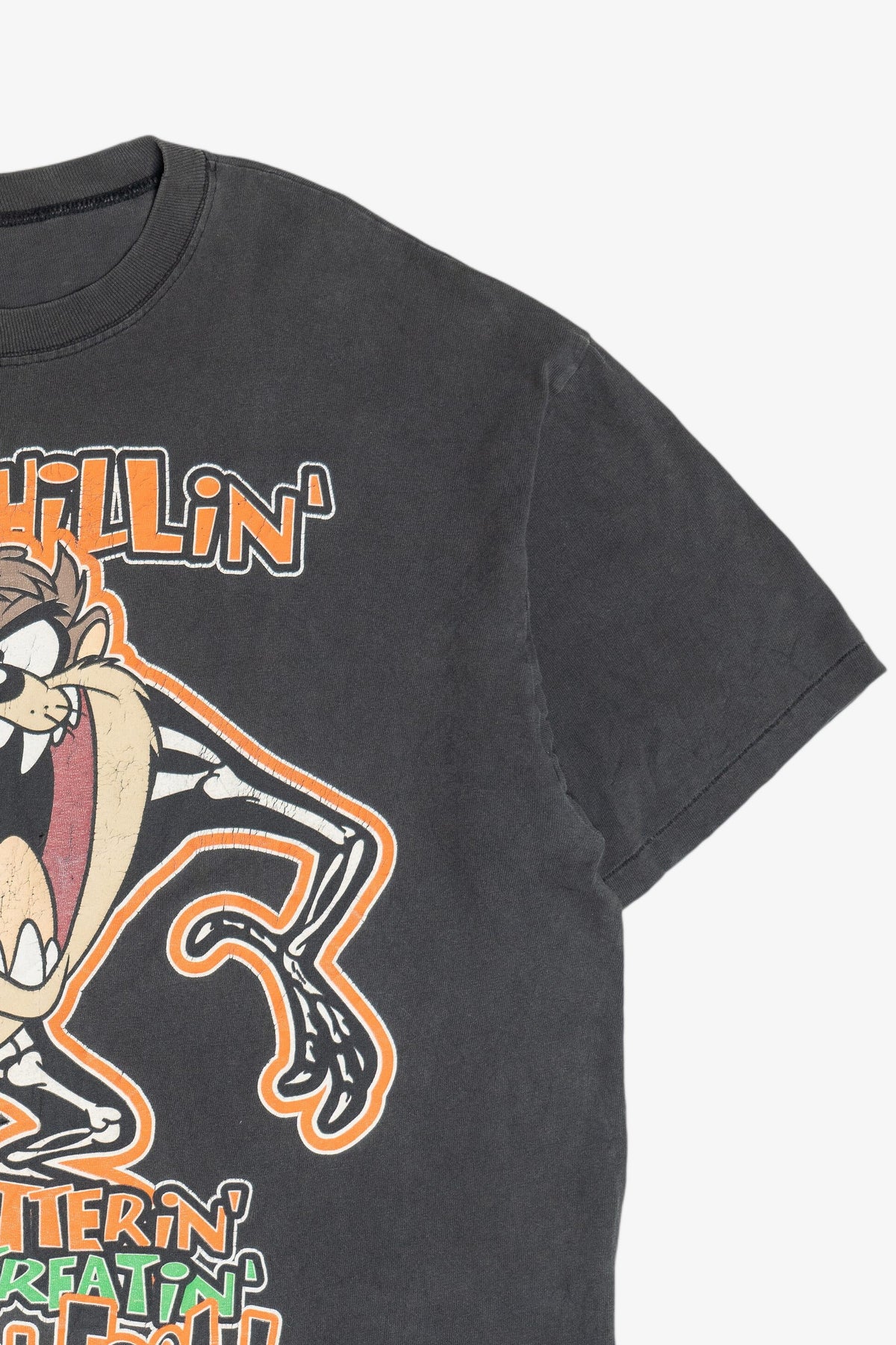 Vintage Looney Tunes Taz "Trick Or Treatin' Halloween Fool!" T-Shirt (1990s)