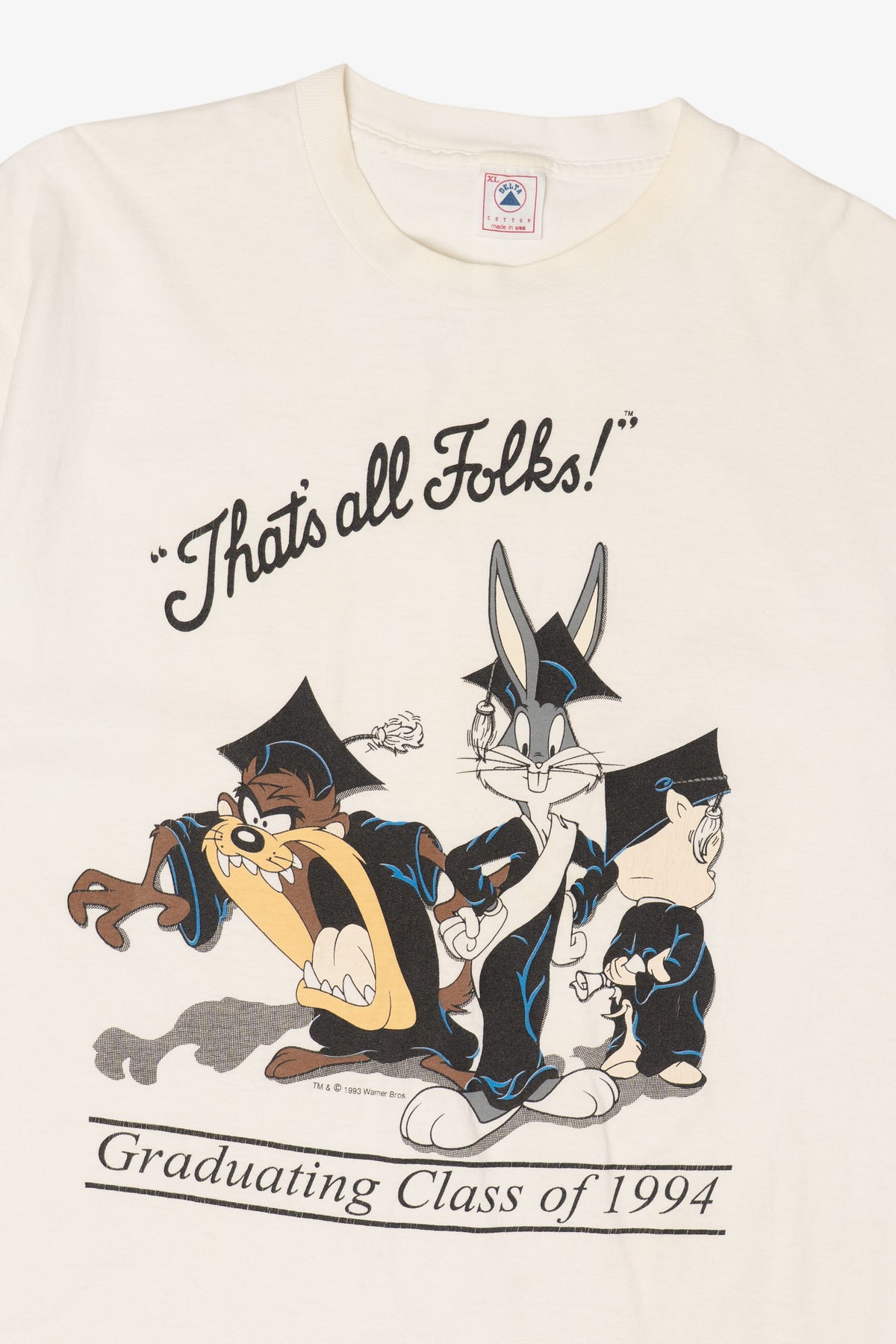 Vintage Looney Tunes "Graduating Class Of 1994" T-Shirt (1990s)