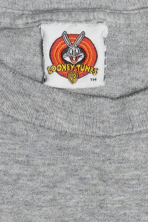 Vintage Taz "Back Off" Looney Tunes Distressed T-Shirt (2000s)