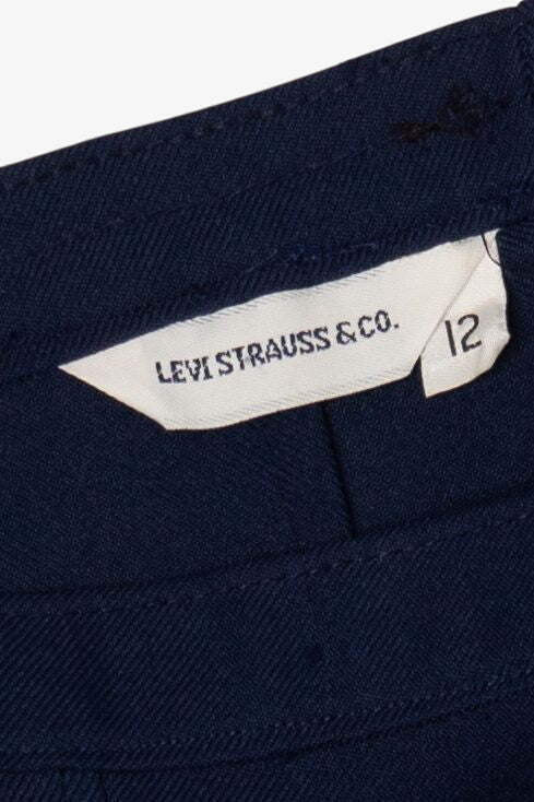 Vintage Navy Blue Levi Strauss & Co. Skirt (1980s)