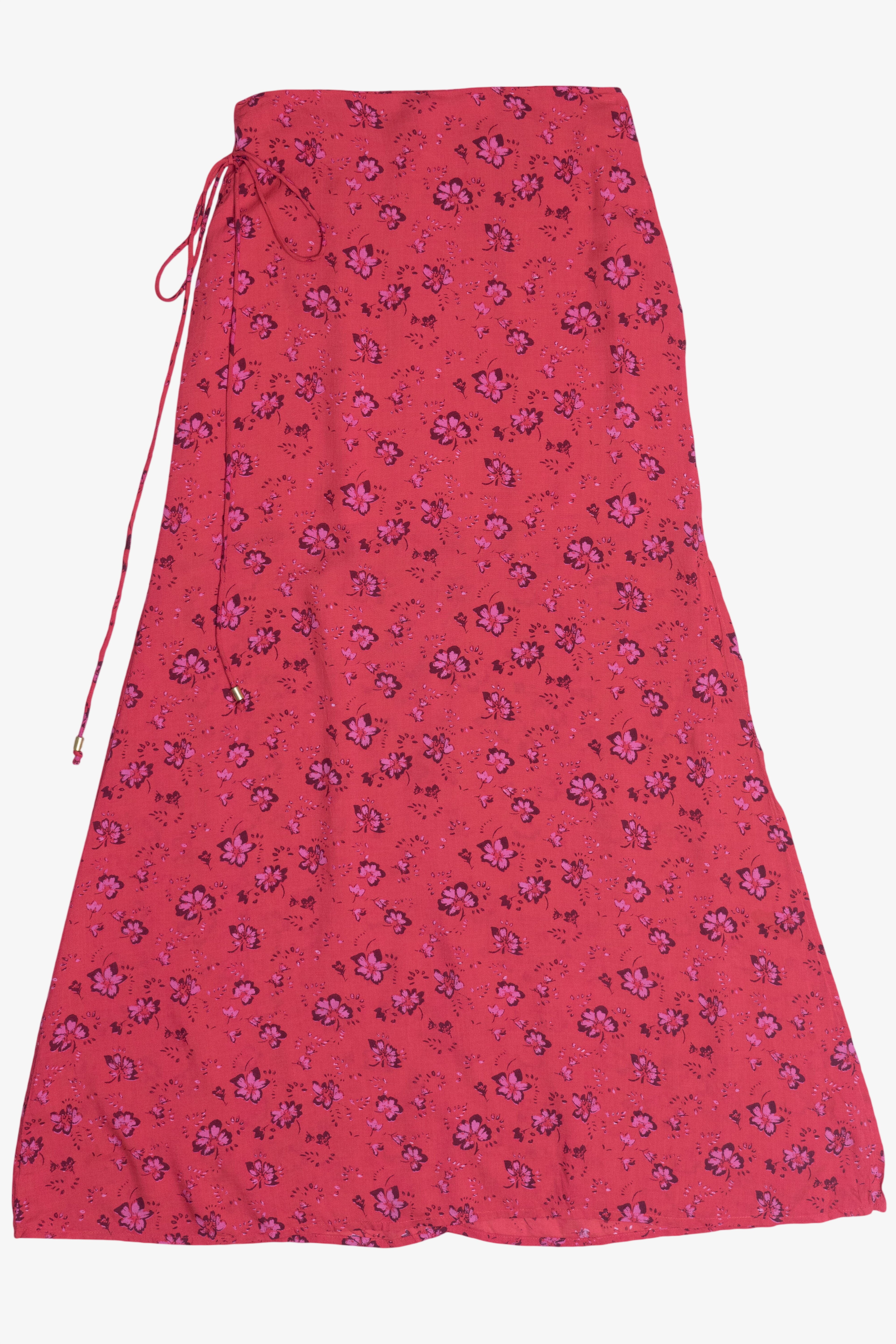 Free People Pink Floral Maxi Skirt (2010s)