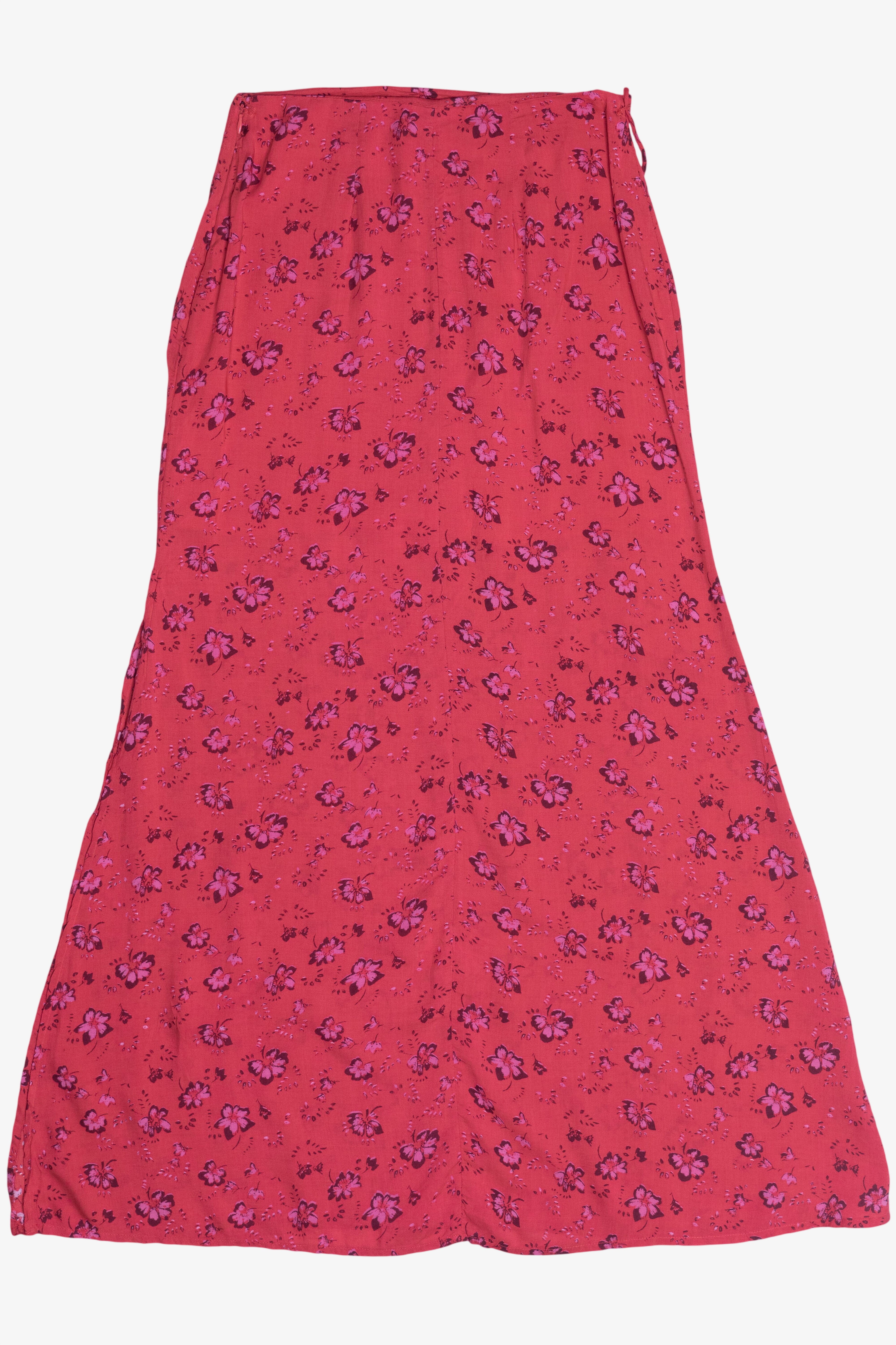 Free People Pink Floral Maxi Skirt (2010s)