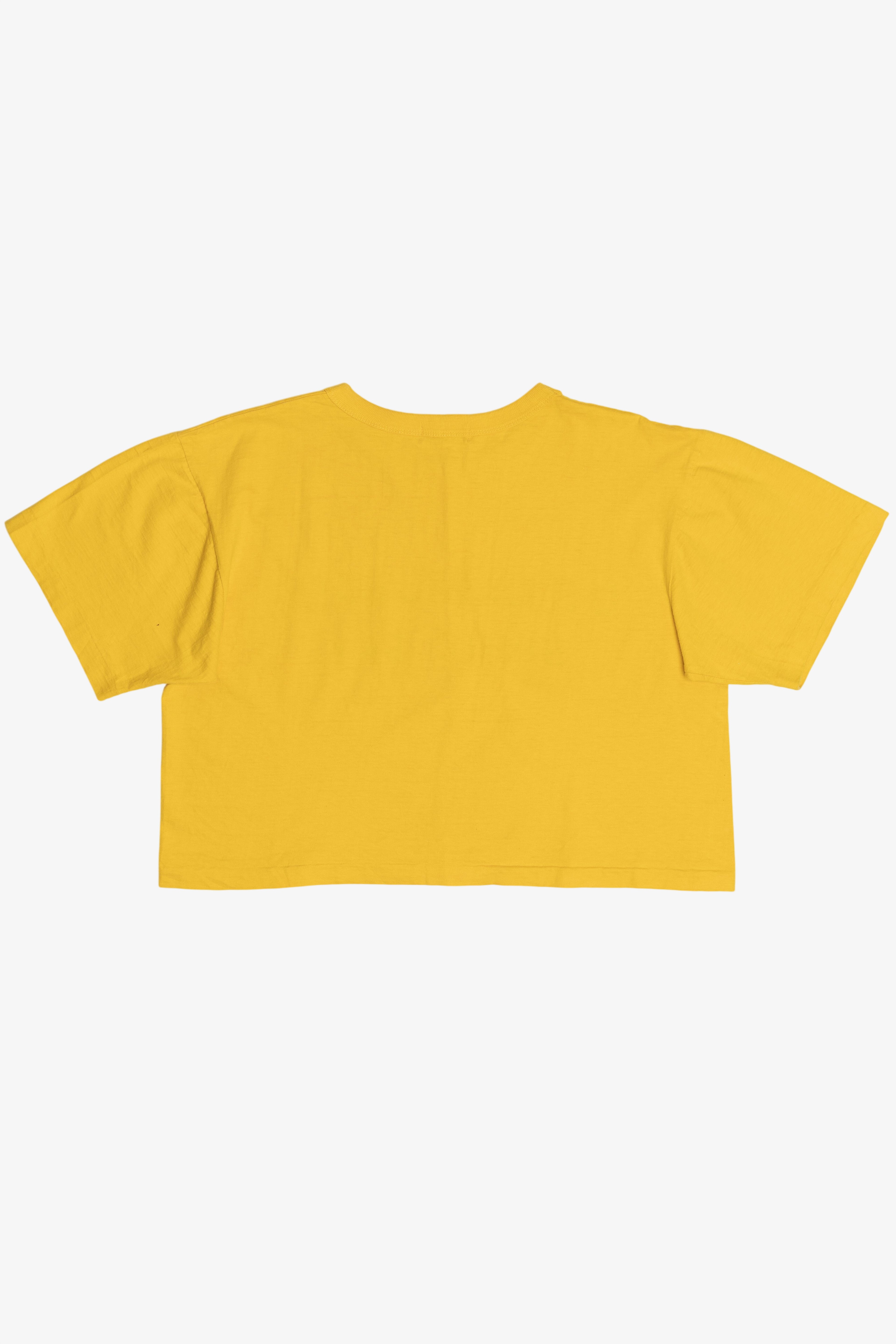 Vintage "US Naval Base Subic Bay" Crop Top T-Shirt (1990s)