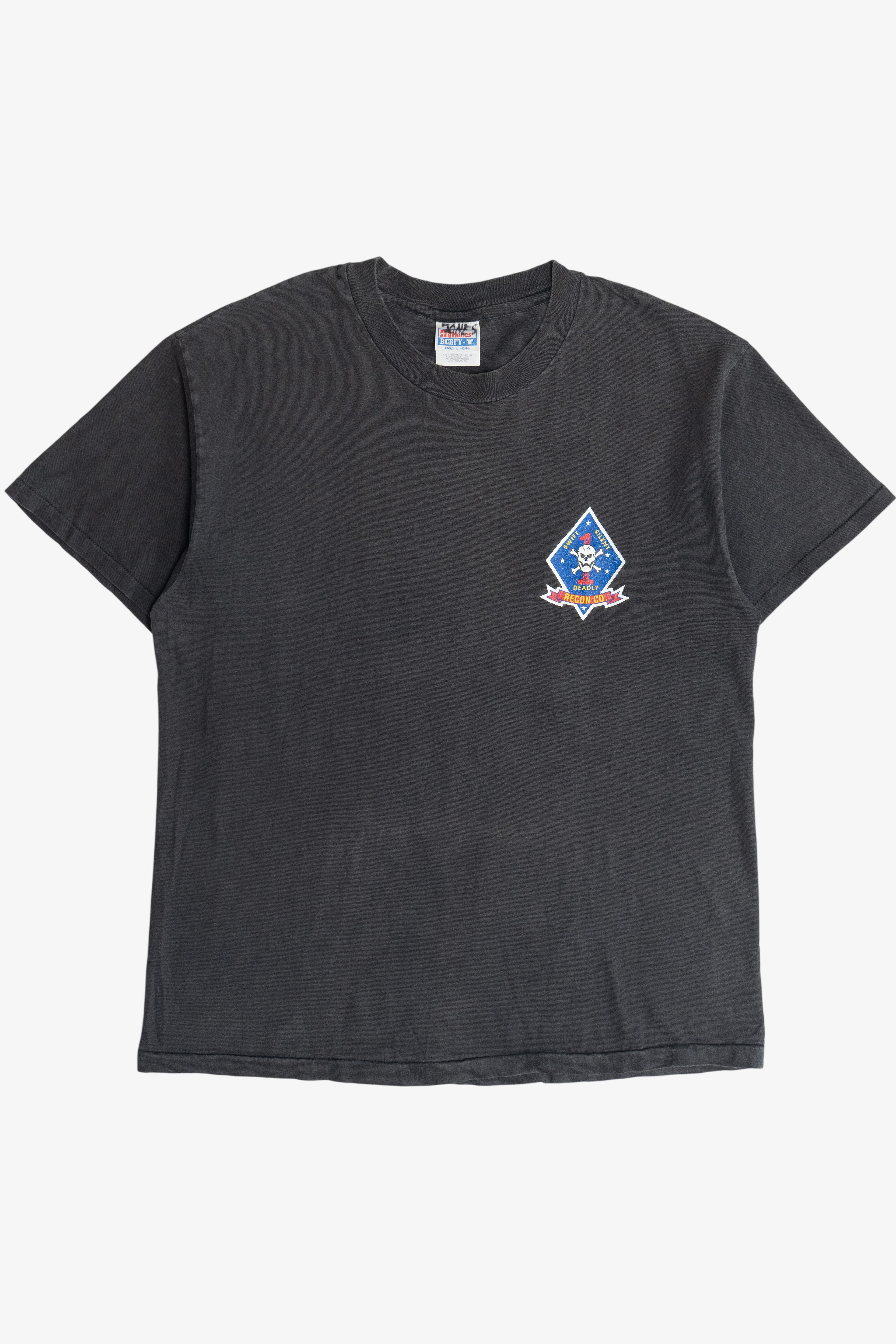 Vintage "Recon. Co." "Swift Silent Deadly" Single Stitch T-Shirt (1990s)