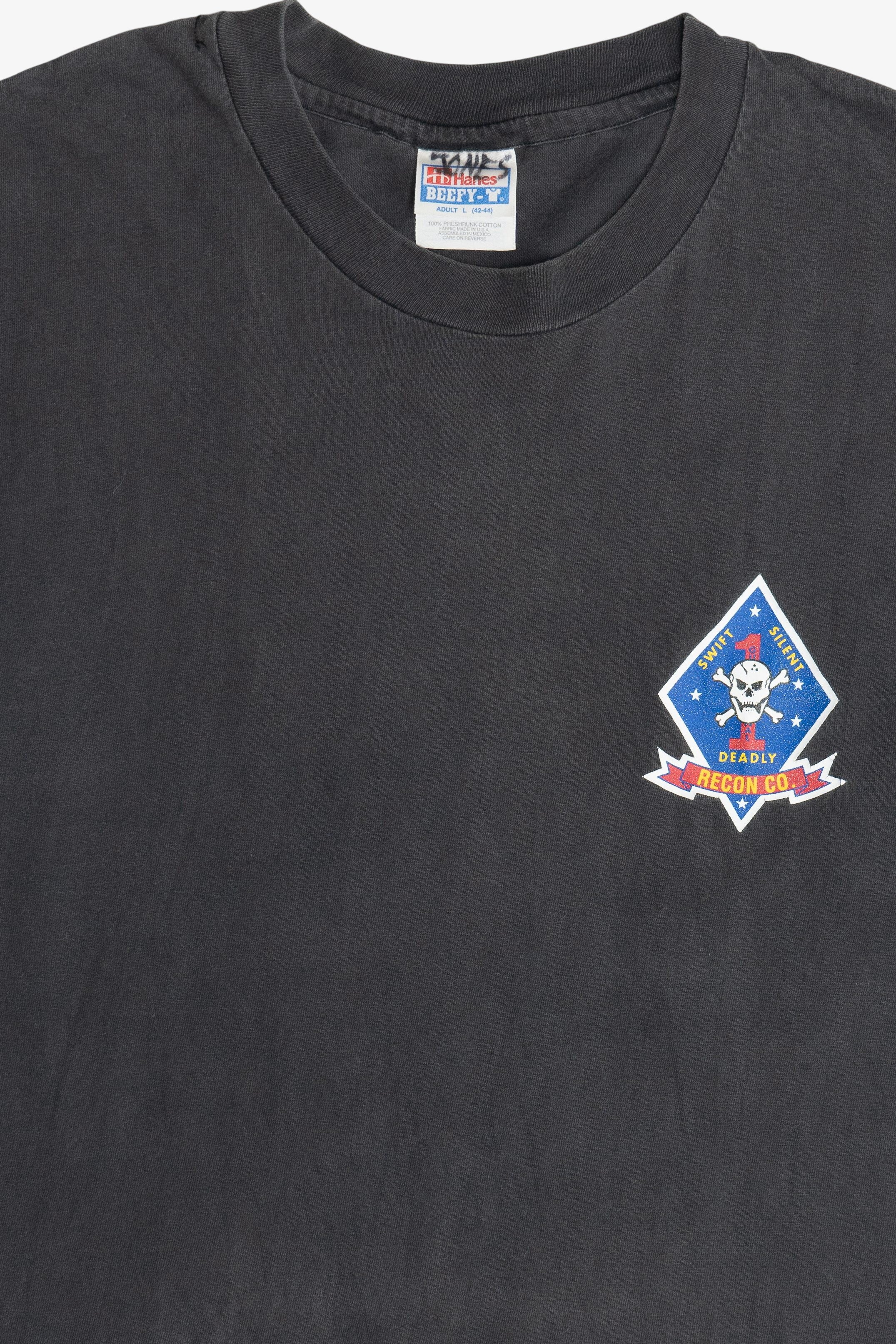 Vintage "Recon. Co." "Swift Silent Deadly" Single Stitch T-Shirt (1990s)