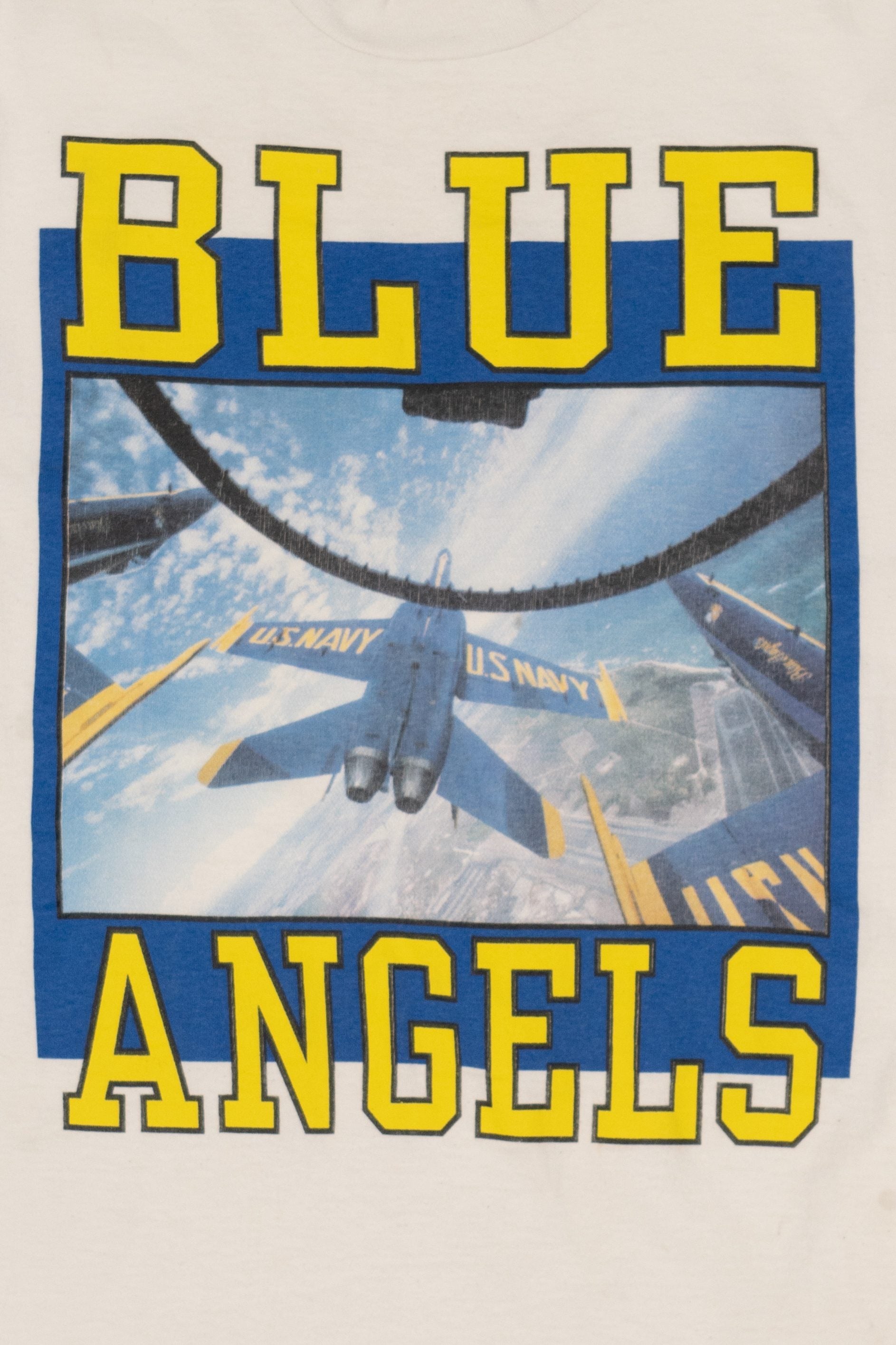 Vintage 'Blue Angels' US Navy Single Stitch T-Shirt (1990s)