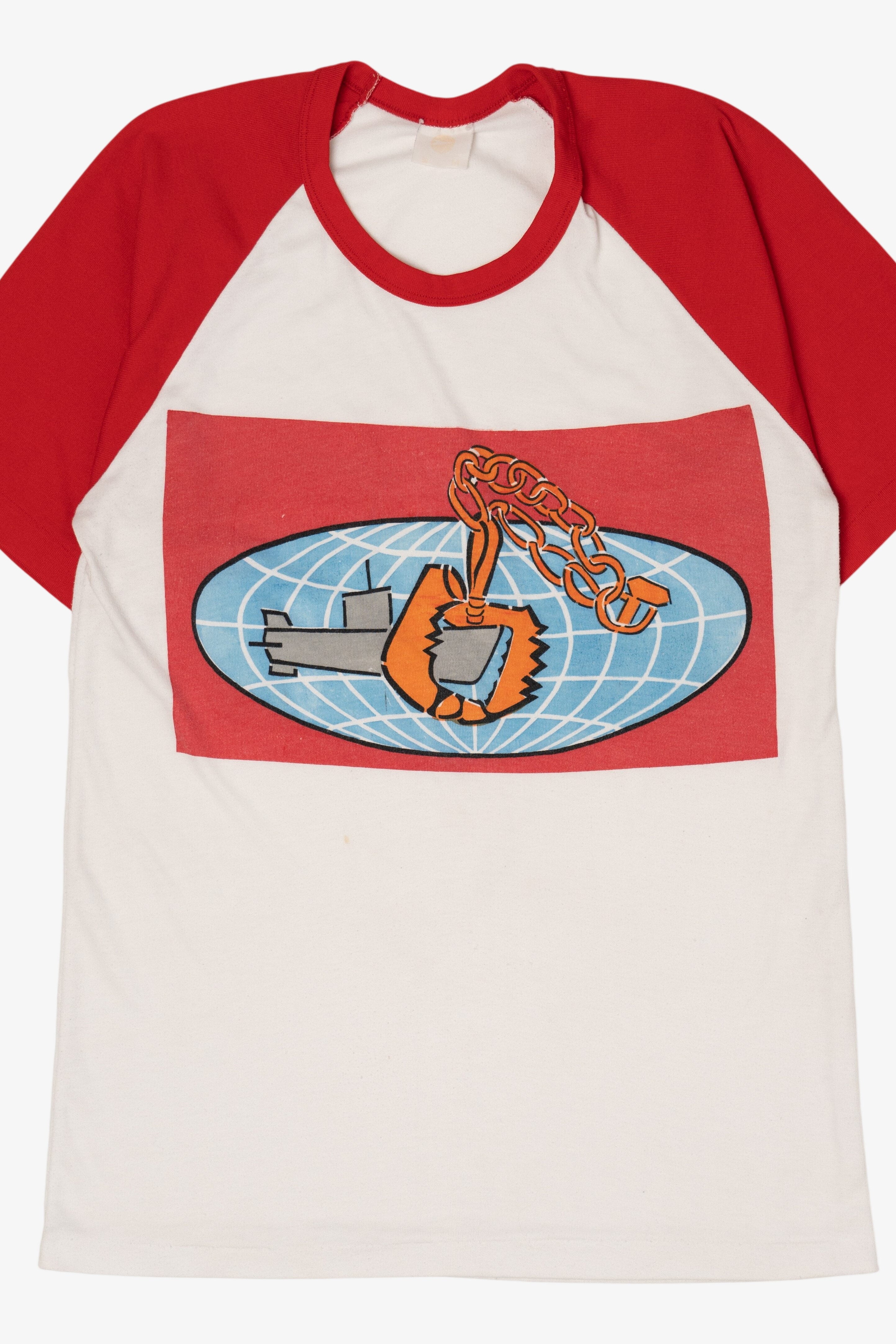 Vintage US Navy Project Beartrap Baseball T-Shirt (1990s)