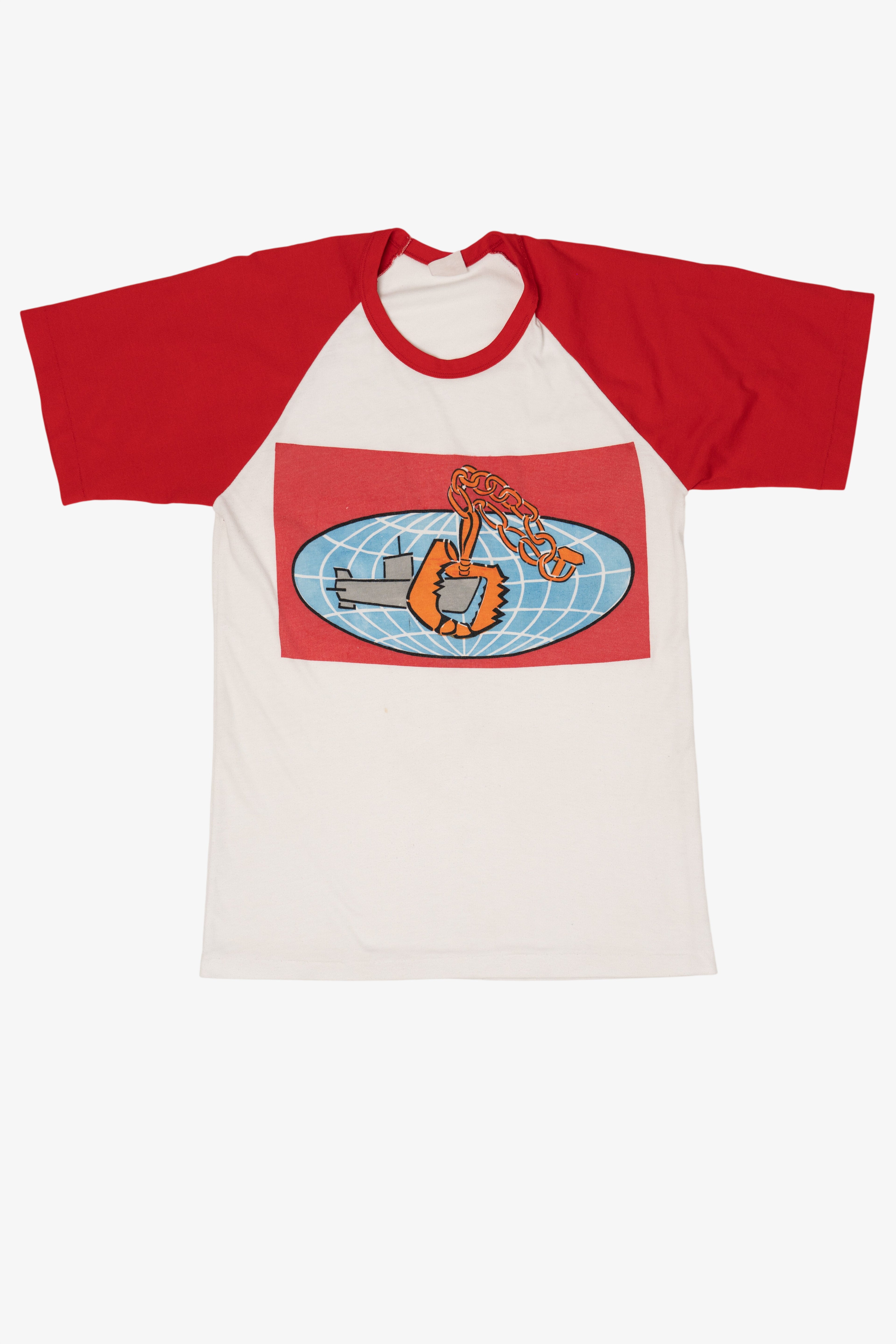 Vintage US Navy Project Beartrap Baseball T-Shirt (1990s)