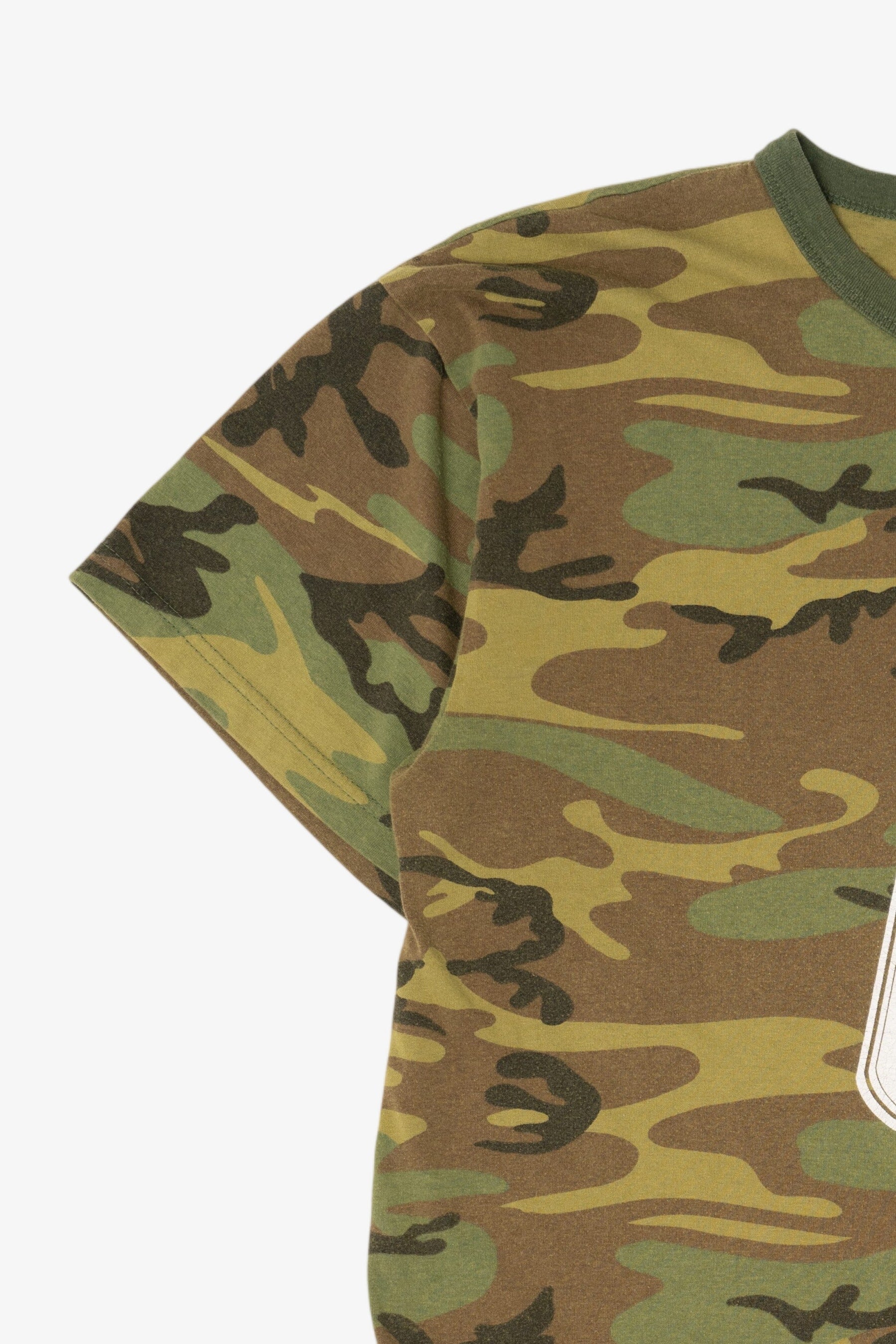 Army Green Mike's Boot Camp Camouflage T-Shirt (2000s)