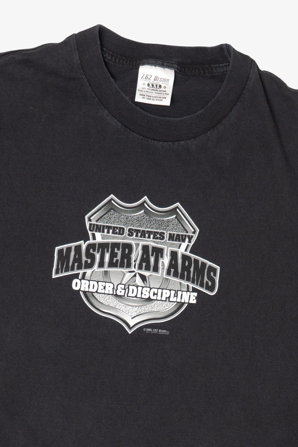 Vintage United States Navy "Master At Arms Order And Discipline" T-Shirt (2000s)