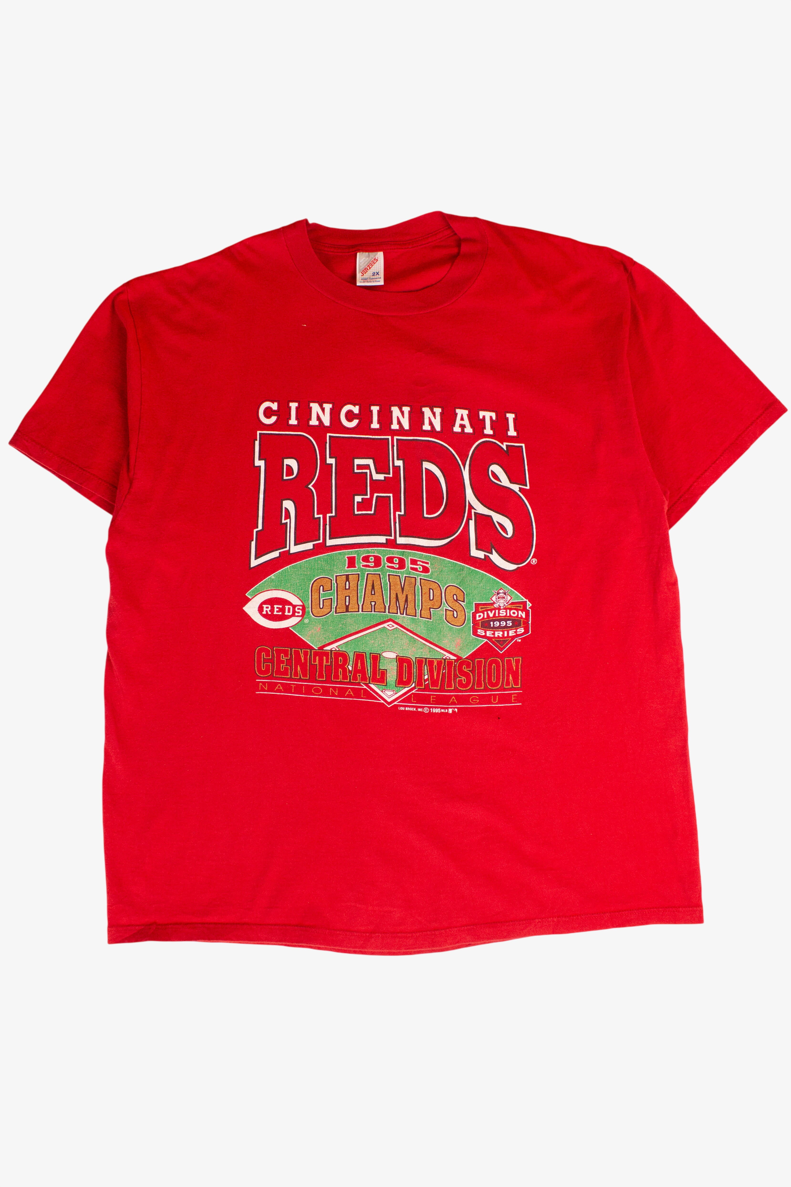 Vintage Cincinnati Reds Central Division Champs T-Shirt (1995)