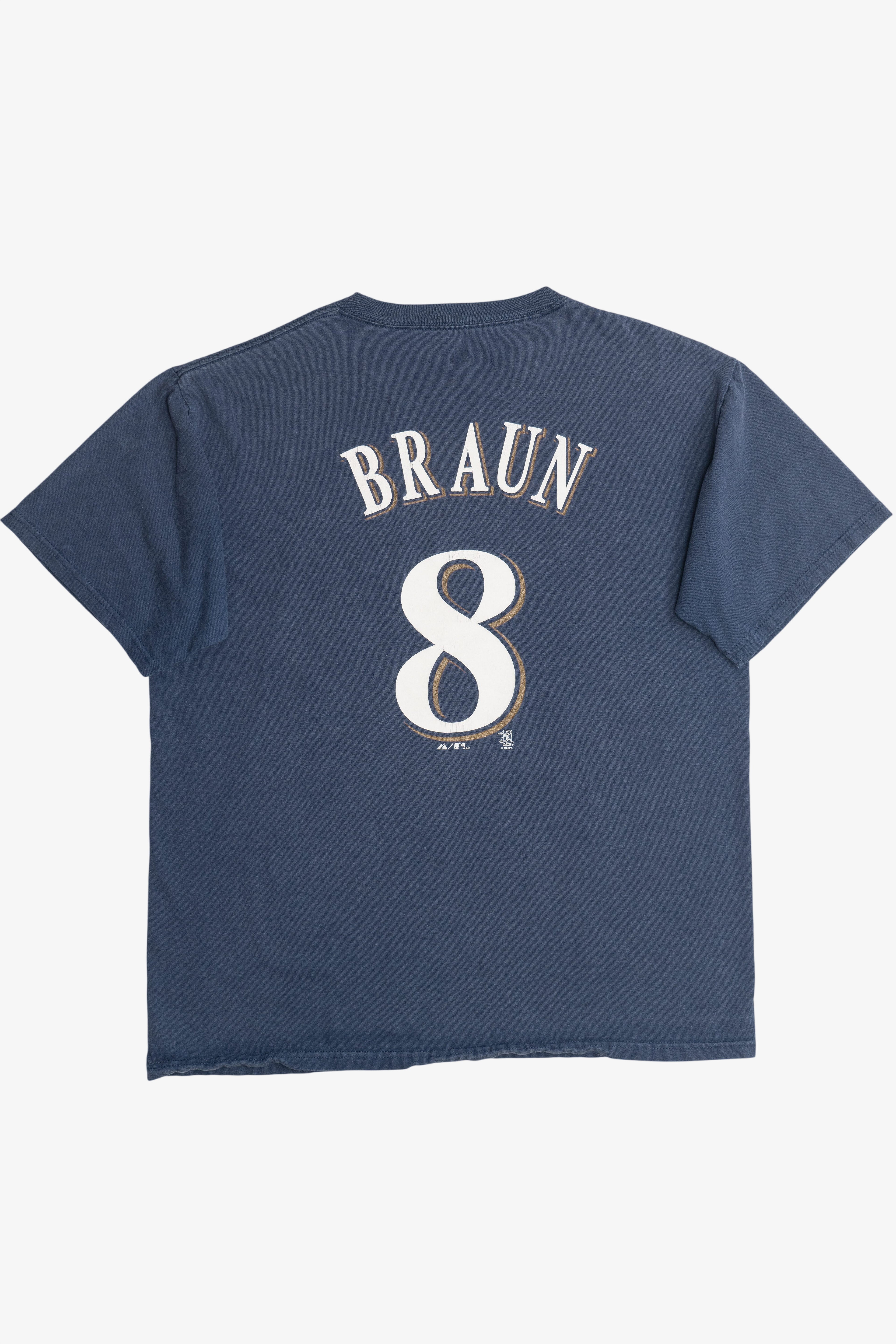 Milwaukee Brewers Ryan Braun #8 MLB T-Shirt (2010s)