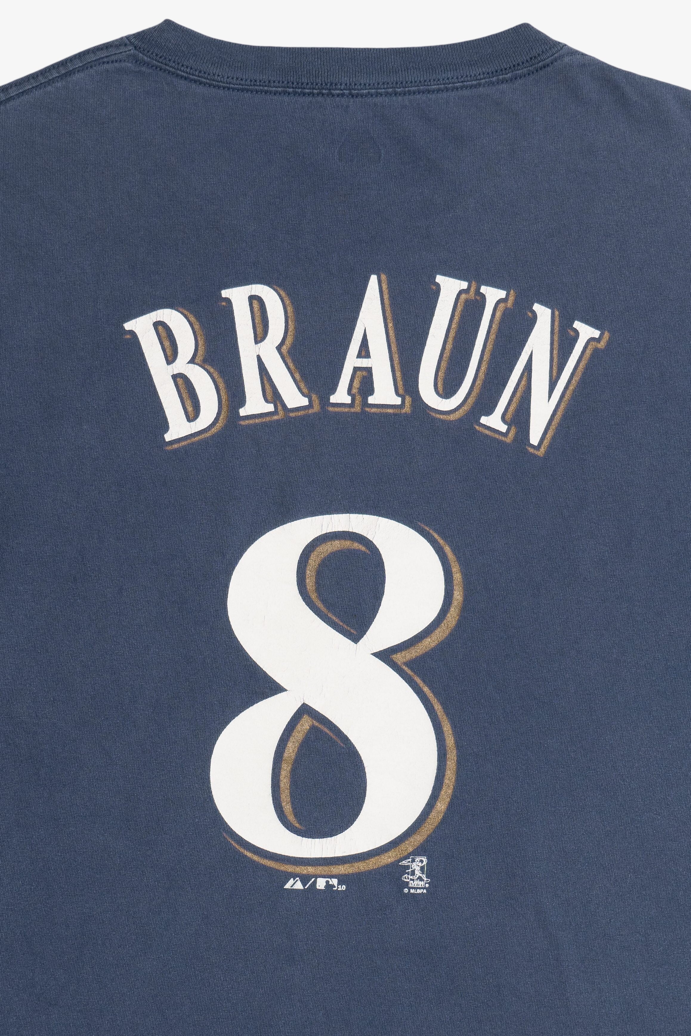 Milwaukee Brewers Ryan Braun #8 MLB T-Shirt (2010s)