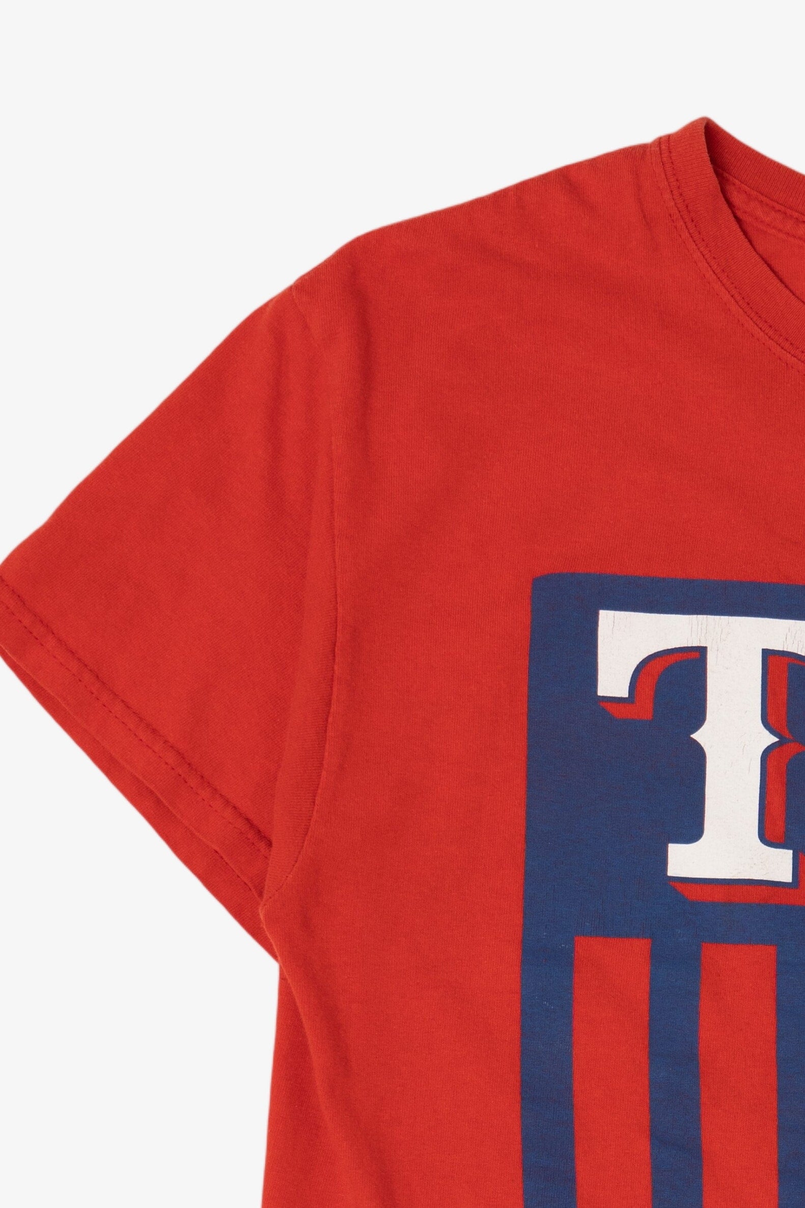 Red Texas Rangers Baseball T-Shirt (2010s)