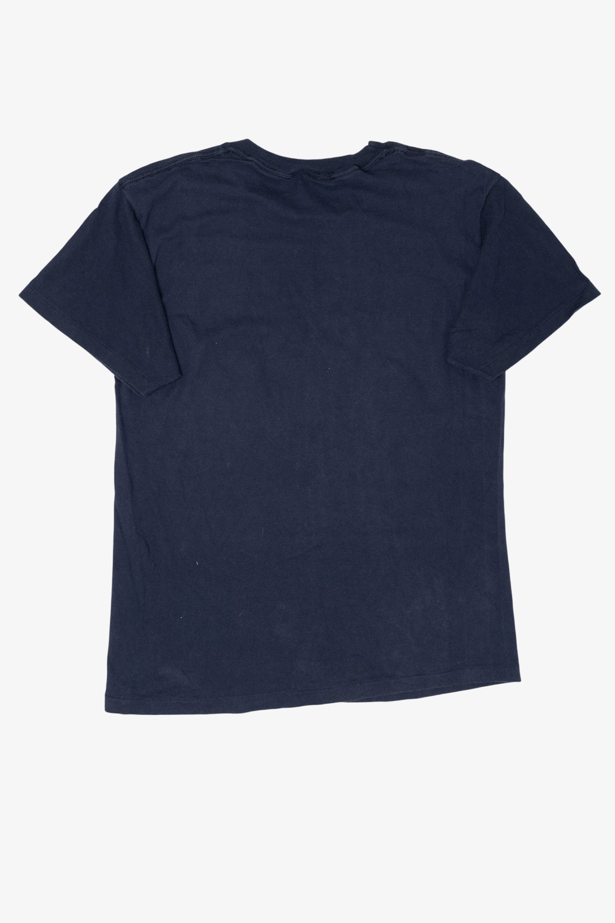 Vintage Navy Blue Atlanta Braves MLB Single Stitch T-Shirt (1990s)