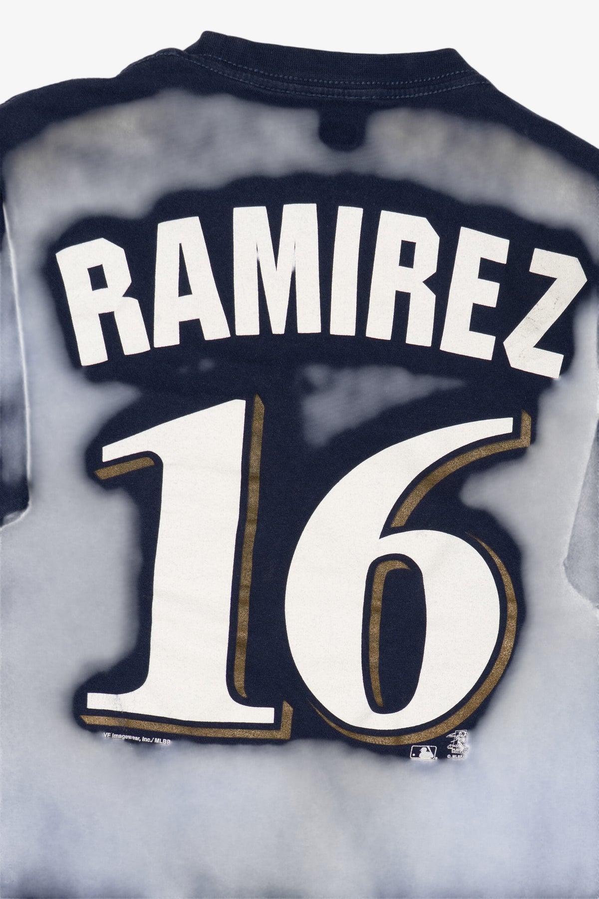 Navy Blue NBA Brewers Ramirez #16 T-Shirt (2010s)