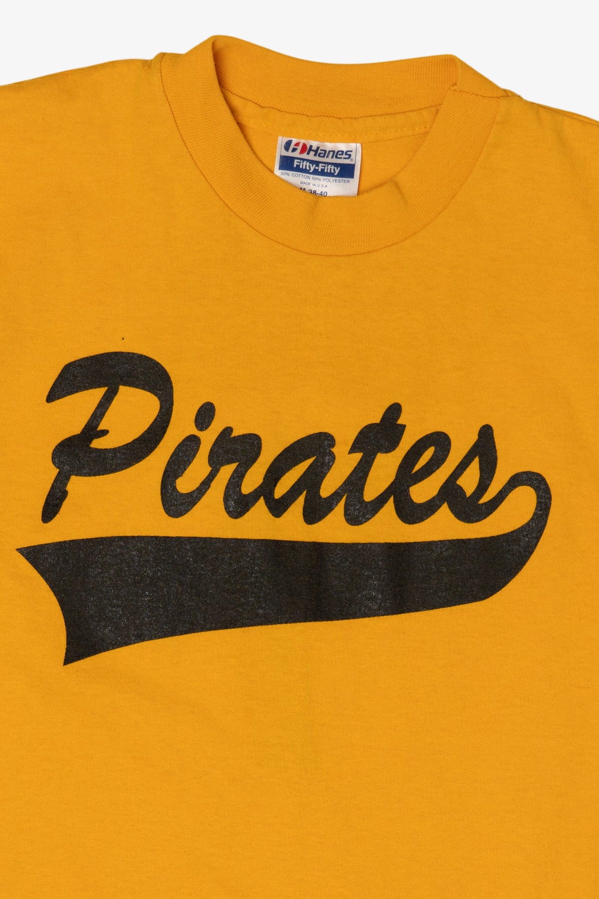 Vintage Yellow Pirates Single Stitch T-Shirt (1990s)