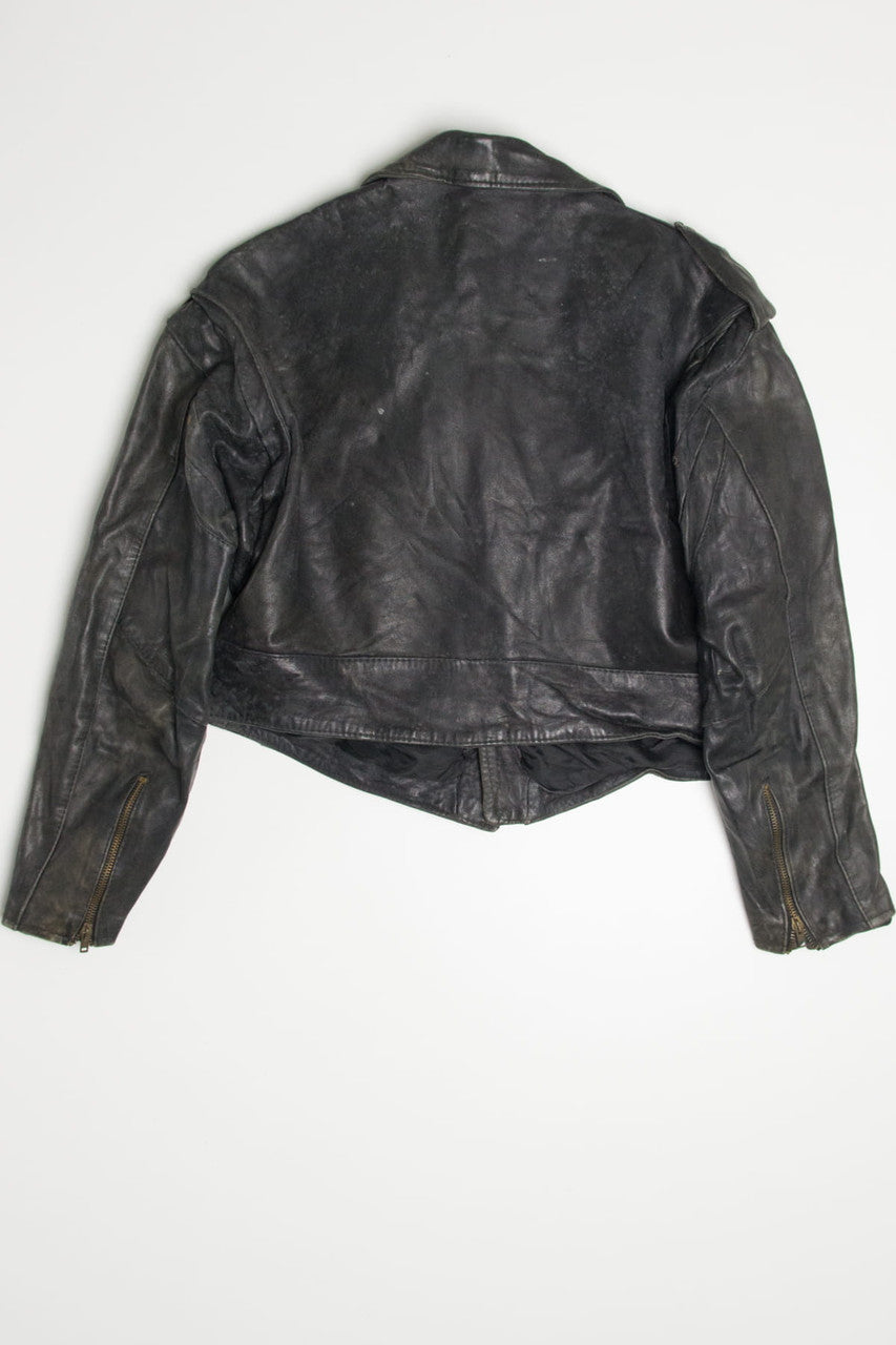 Vintage Distressed French Motorcycle Jacket 310