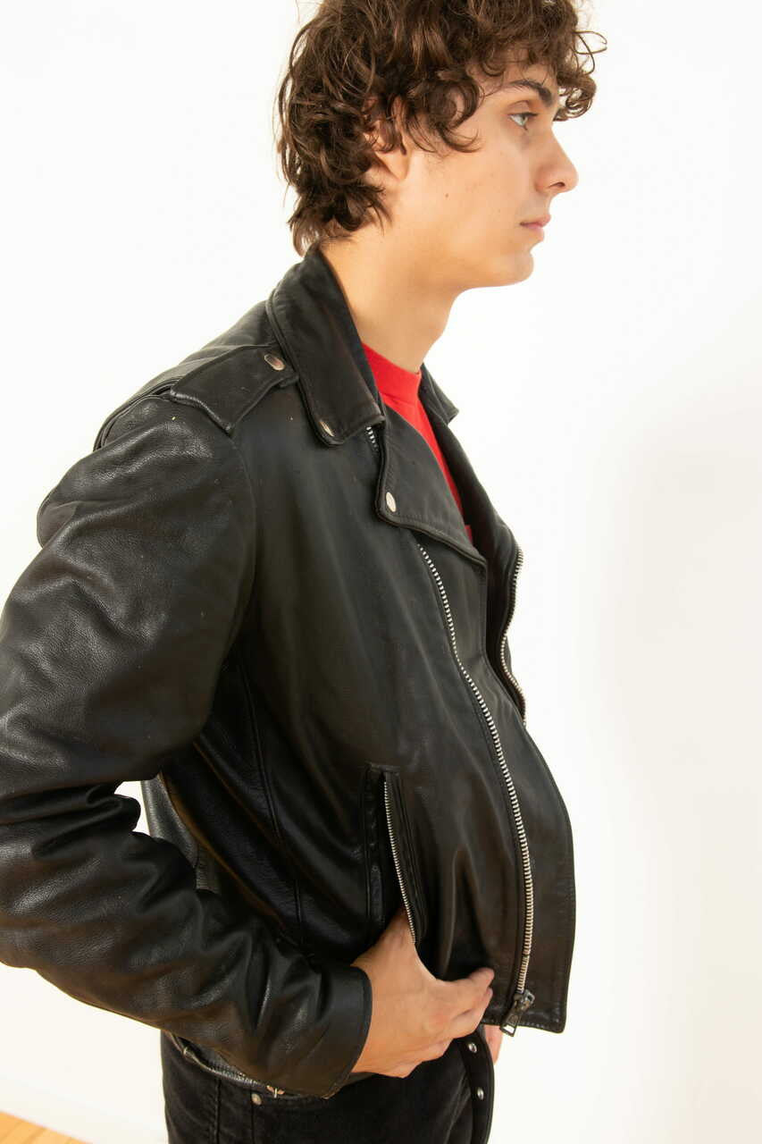 Vintage Excelled Motorcycle Jacket (1980s)