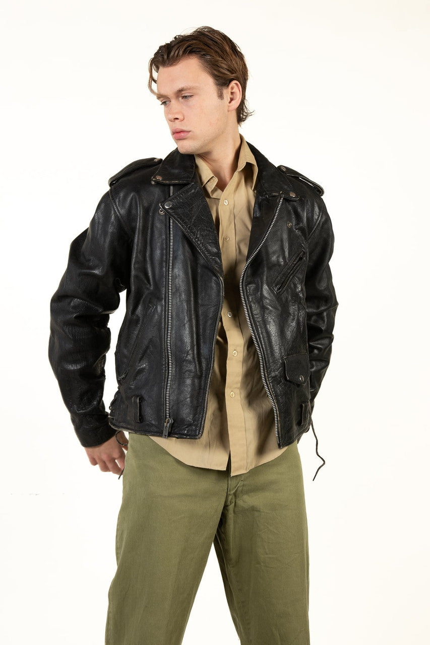 Vintage Biker's Club Motorcycle Jacket (1990s)
