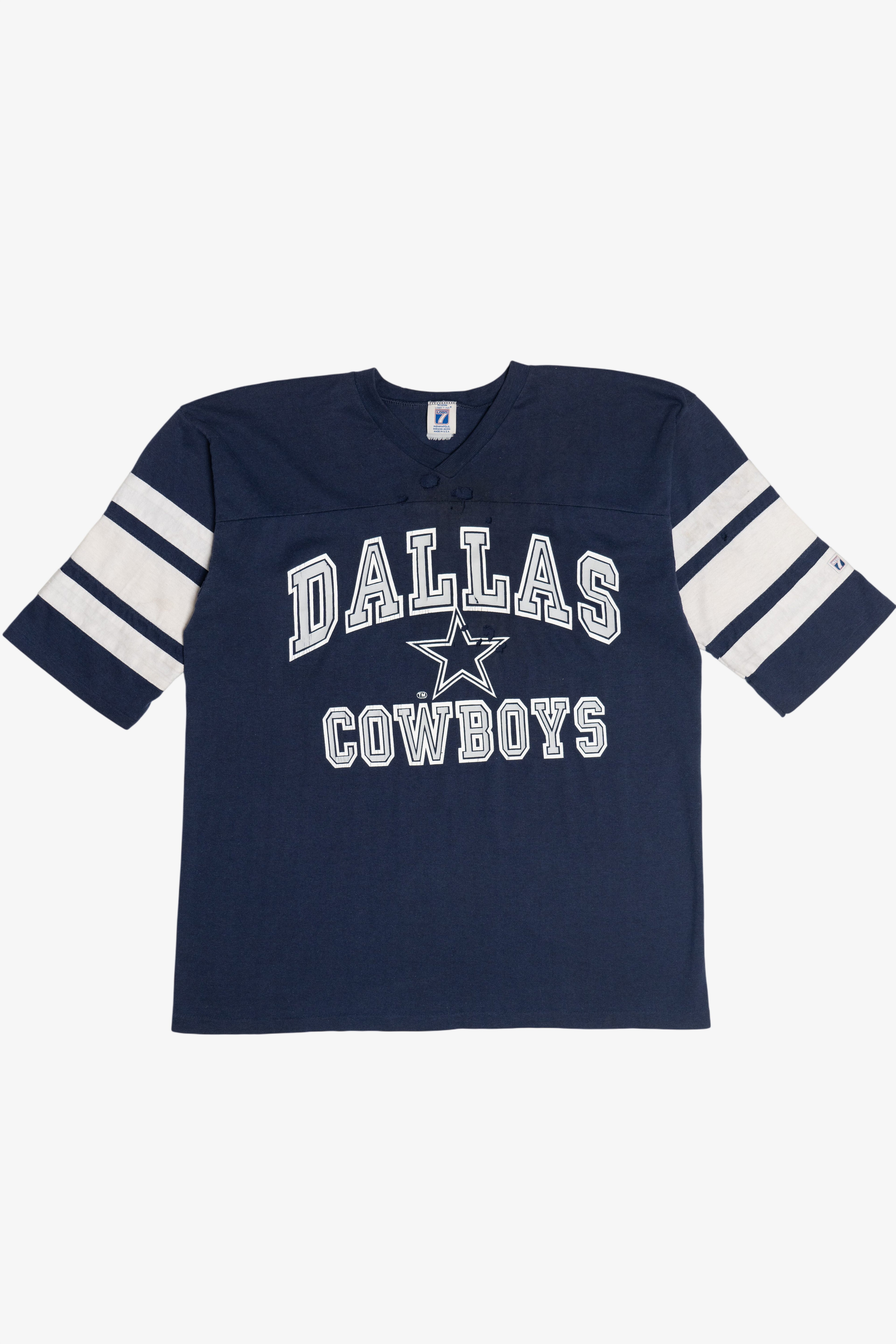 Vintage Thrashed Dallas Cowboys Football T-Shirt (1990s)