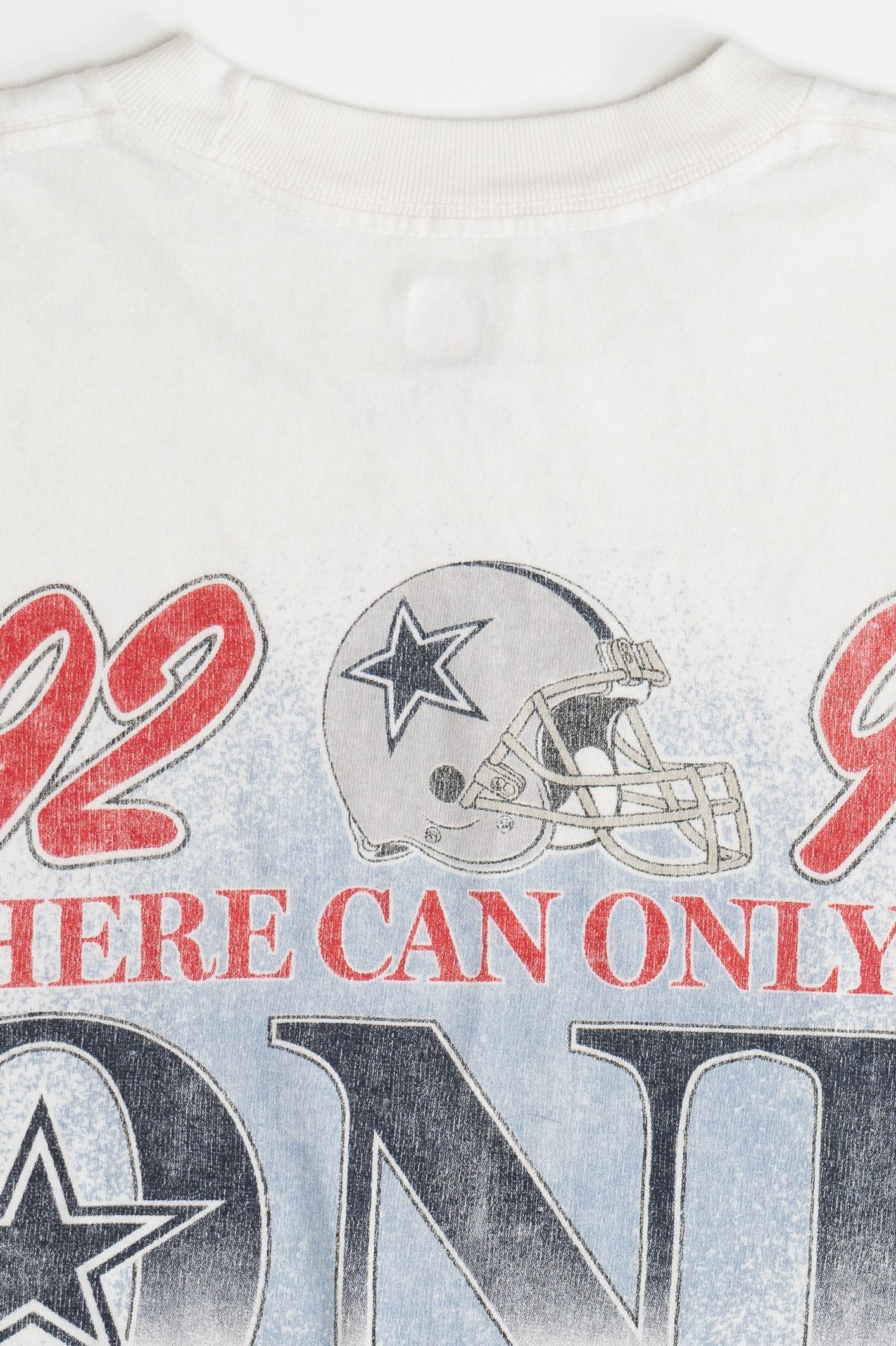 Dallas Cowboys '92 '93 Champions Reissue Modern Reprint NFL T-Shirt (2010s)