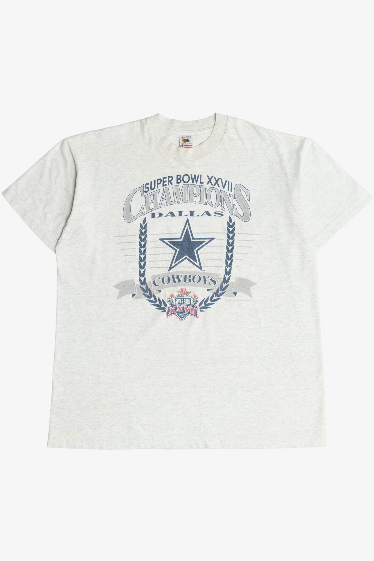 Vintage 1993 Super Bowl XXVII Champions Dallas Cowboys NFL T-Shirt (1990s)