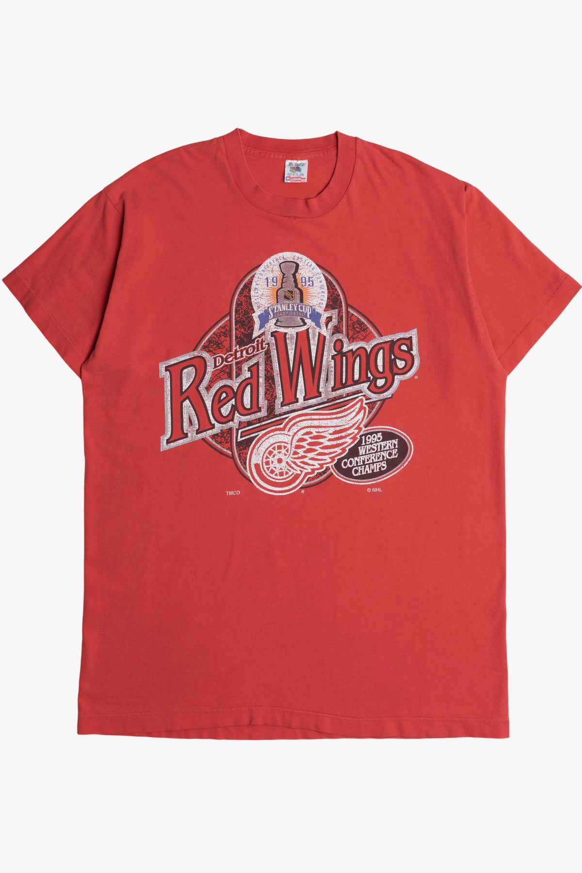 Vintage Detroit Red Wings Stanley Cup 1995 NHL T-Shirt (1990s)