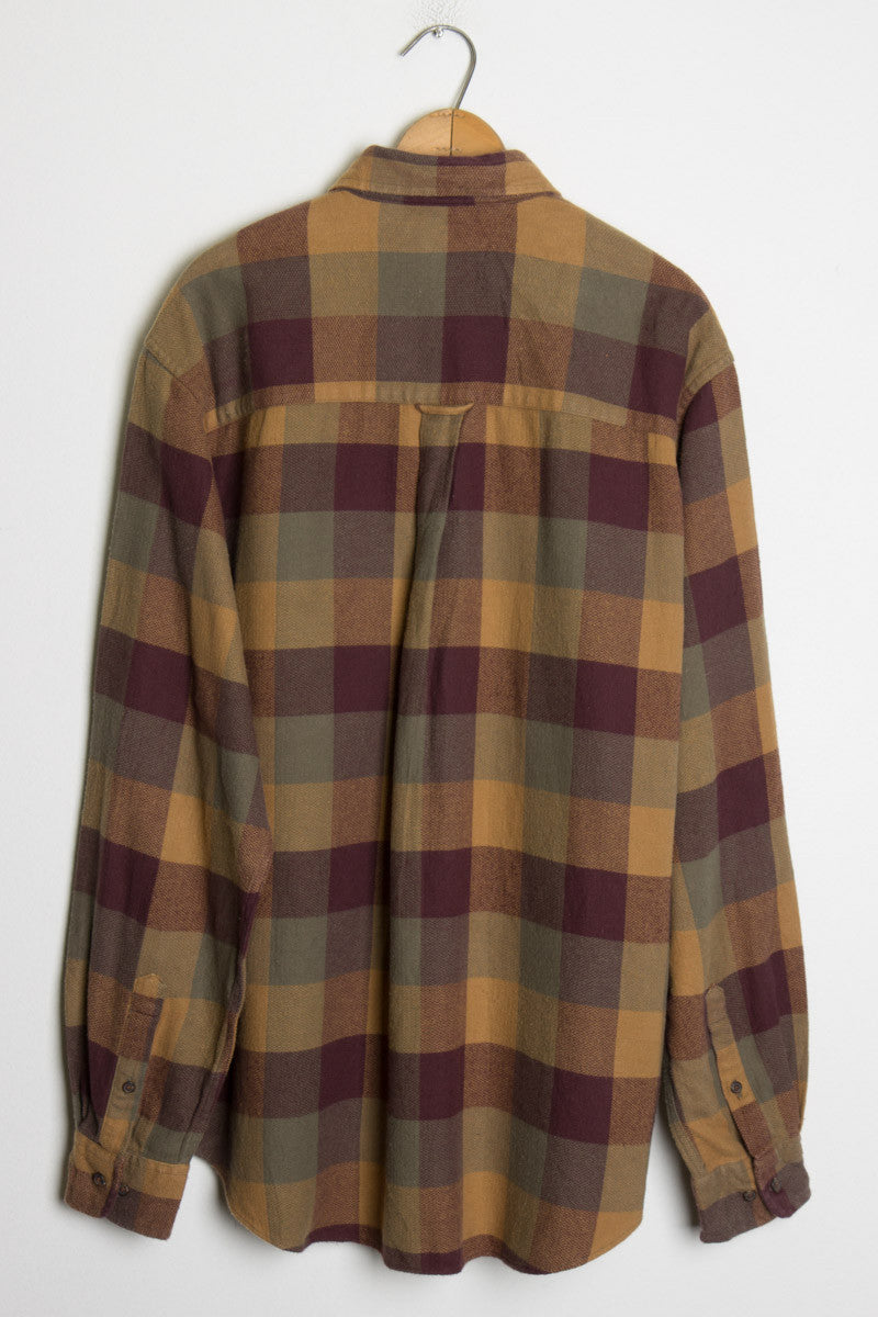 Maroon and Gold Flannel